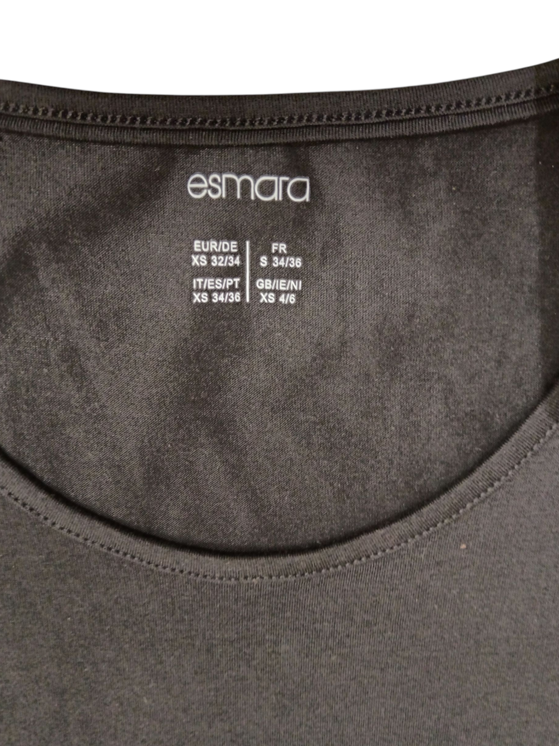 esmara T-shirt Cut Black