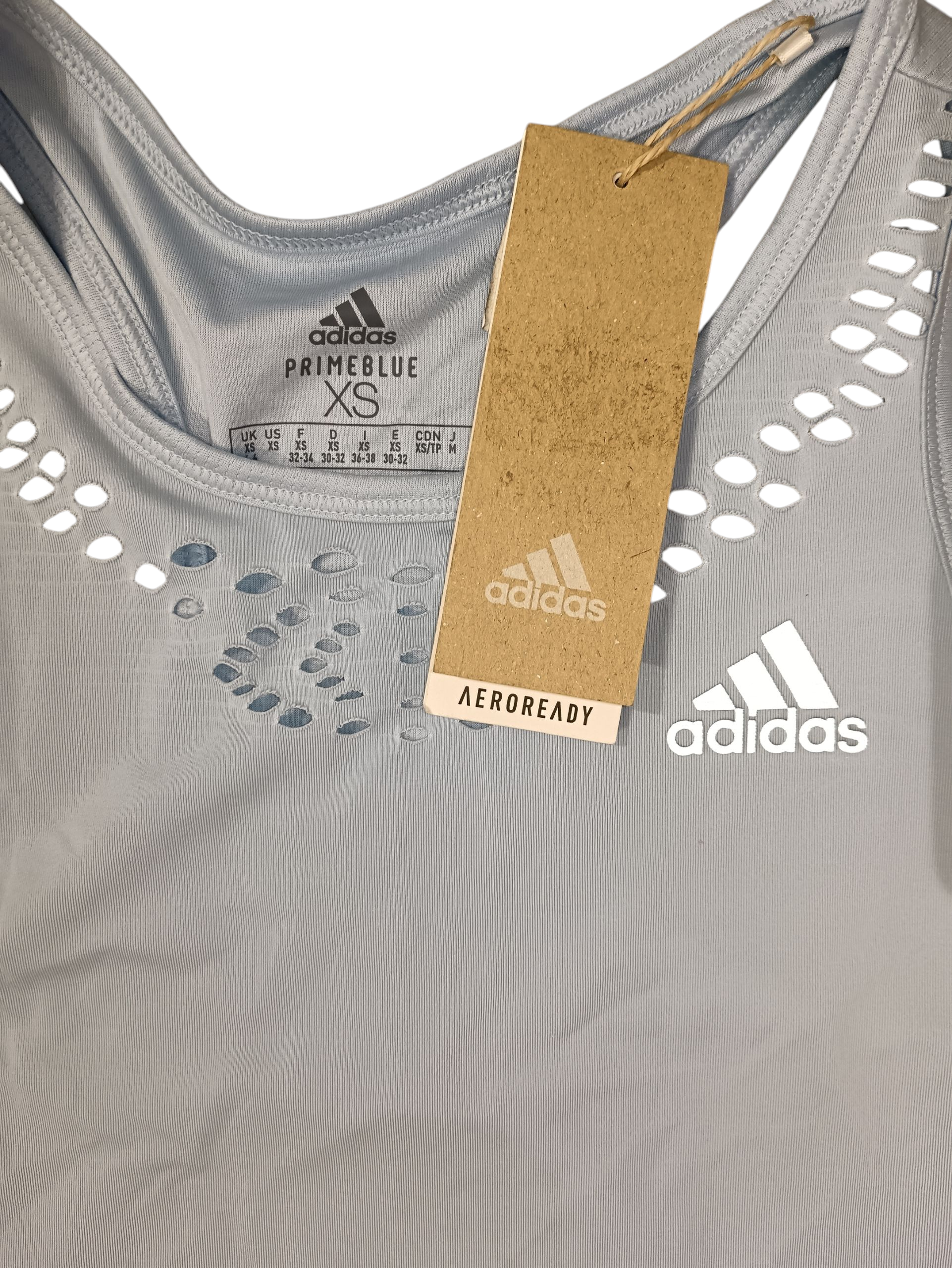 adidas PRIMEBLUE Women's clothing cut the color is cyan