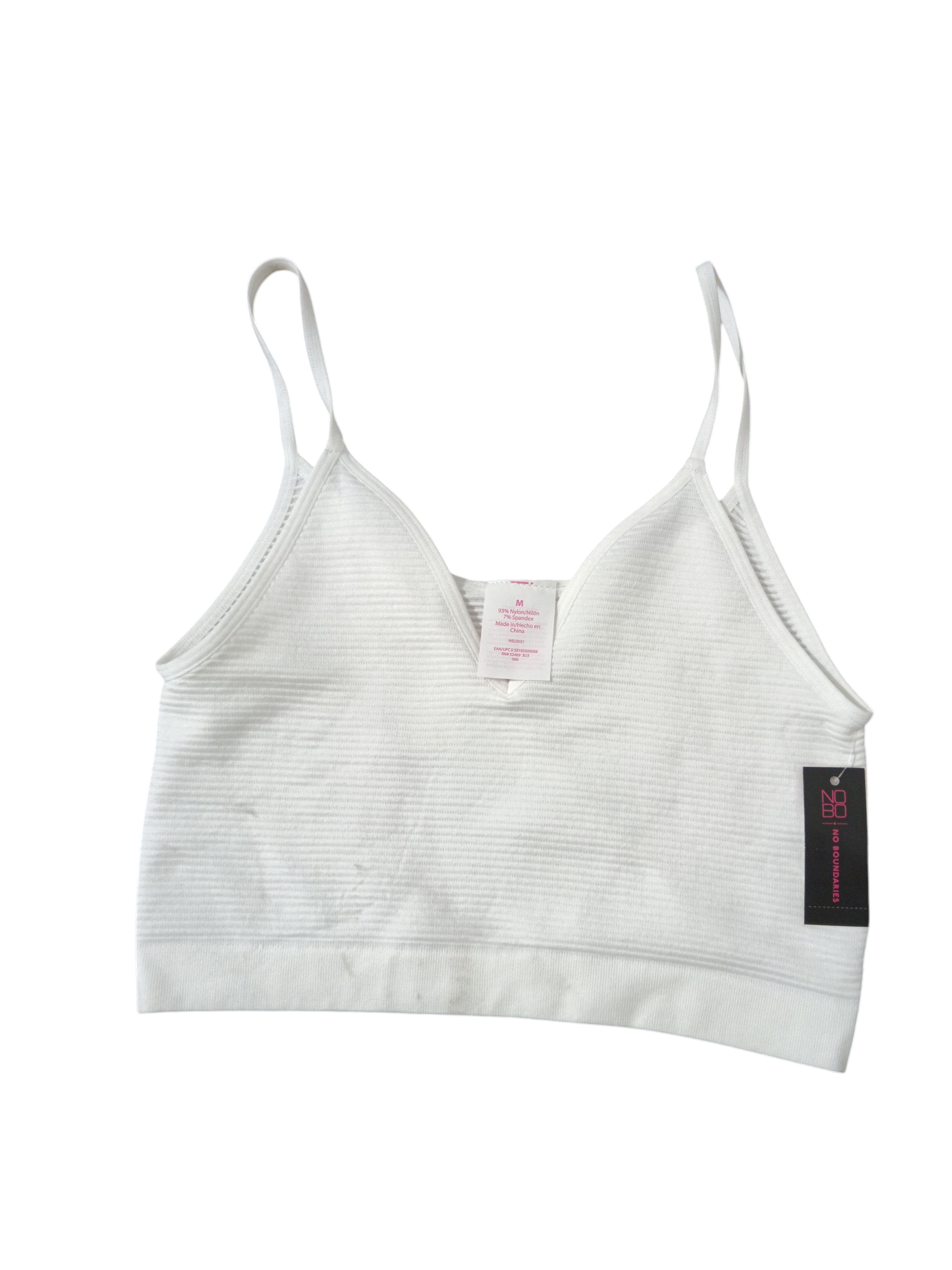 NO BOUNDARIES Women's bra in white