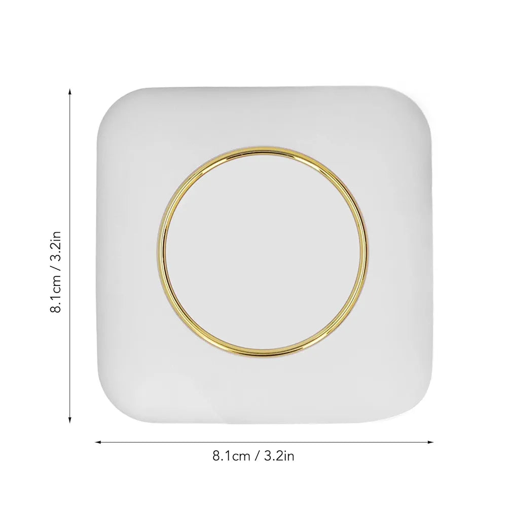 Photo Printer, Small Transparent Printer with Slide-Open Cover for Office