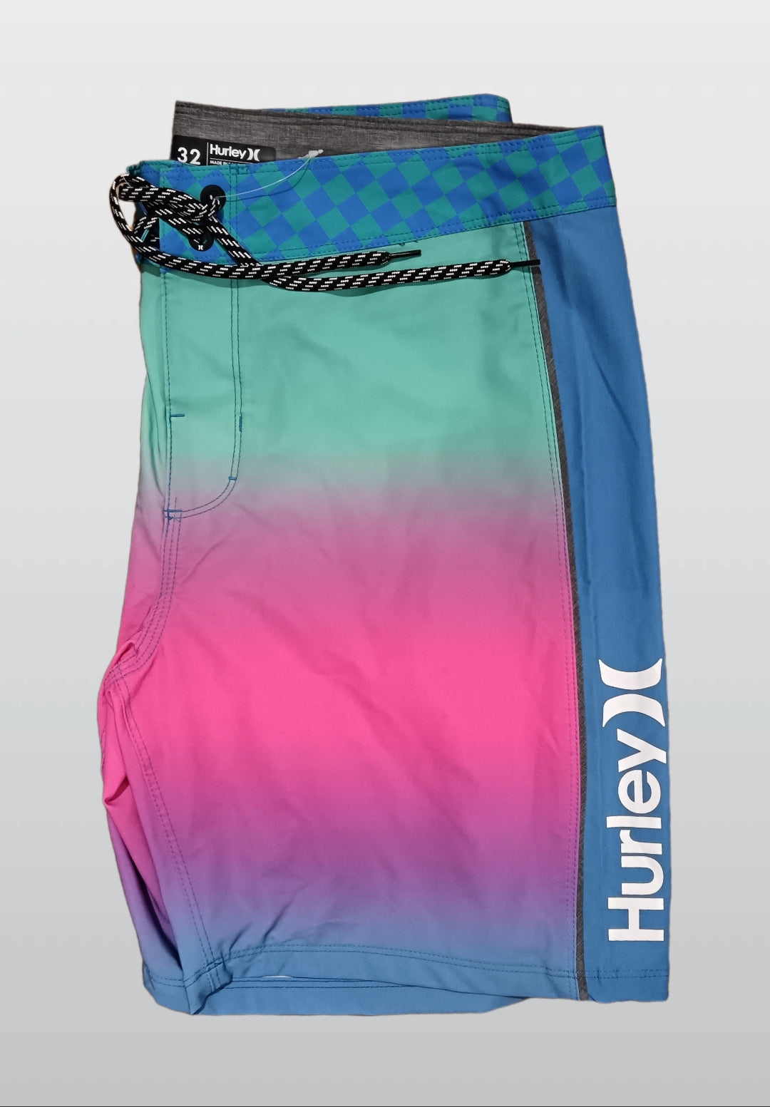 HURLEY BOARD SHORTS SWIMWEAR DEEP AQUA M8