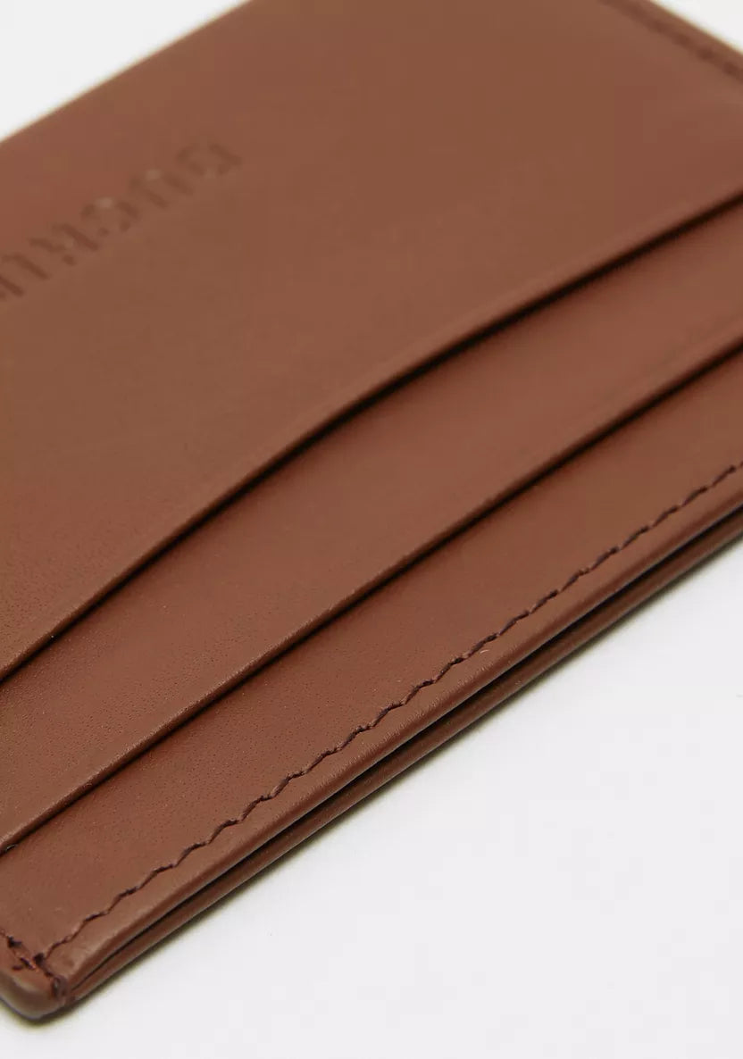 Duchini Brown Genuine Leather Card Holder