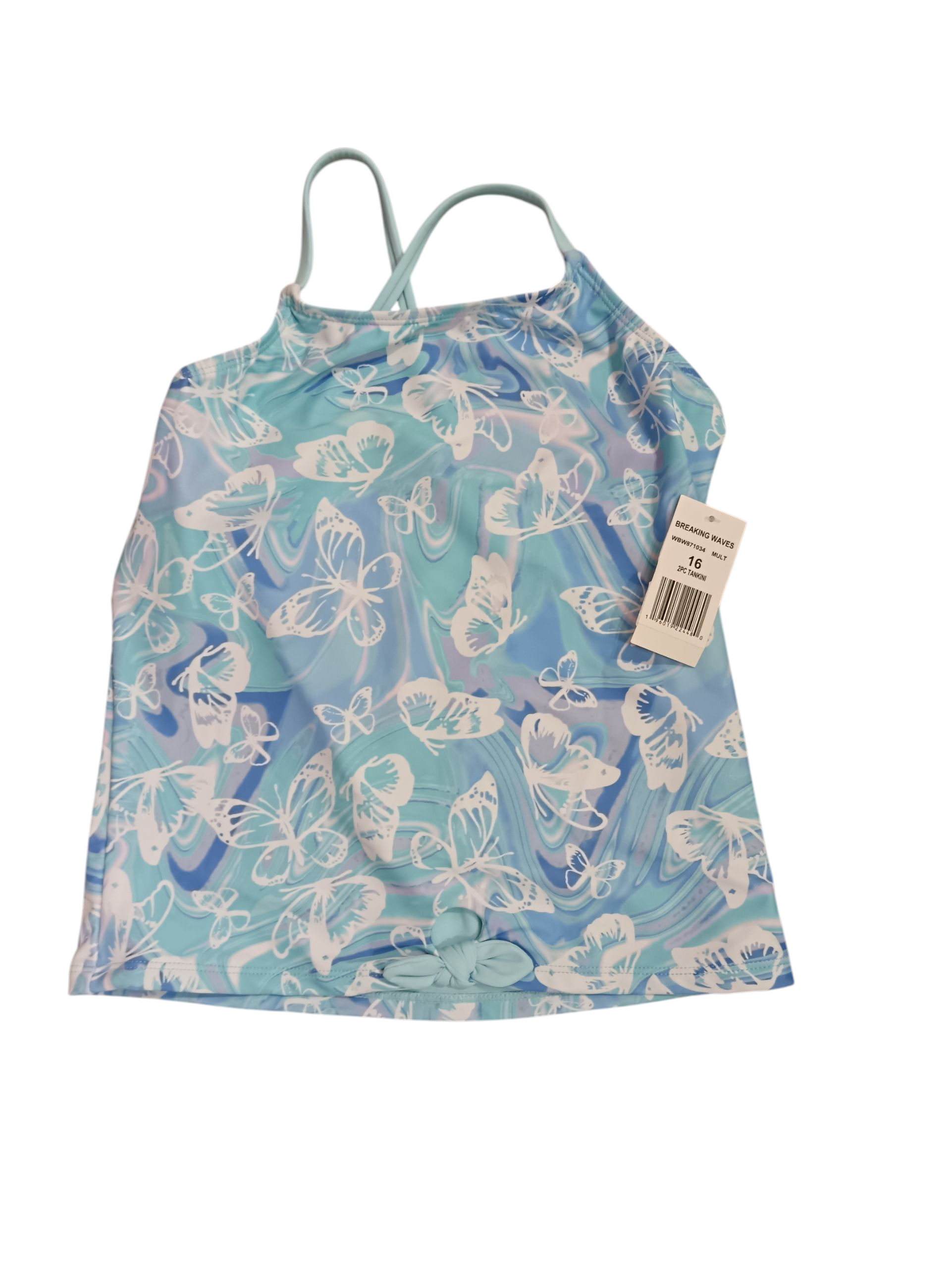 Breakig waves Women's swimwear cyan