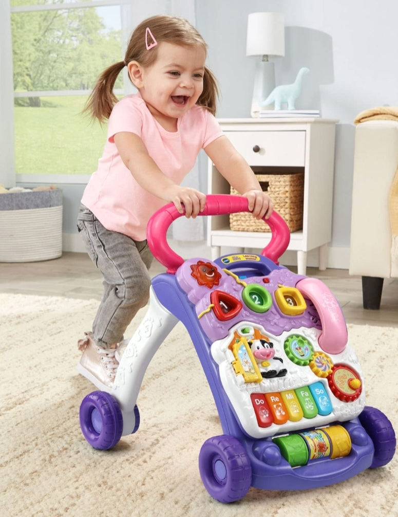 vtech sit-to-stand learning walker , lavender