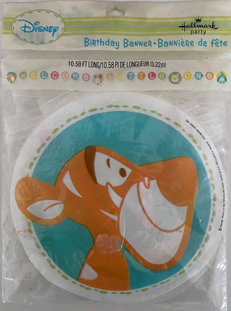 Disney Pooh Little Hunny Birthday Banner