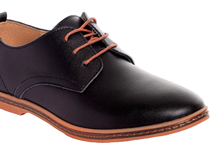 Clarks Shoes Black Pointed Toe Lace-Up Casual