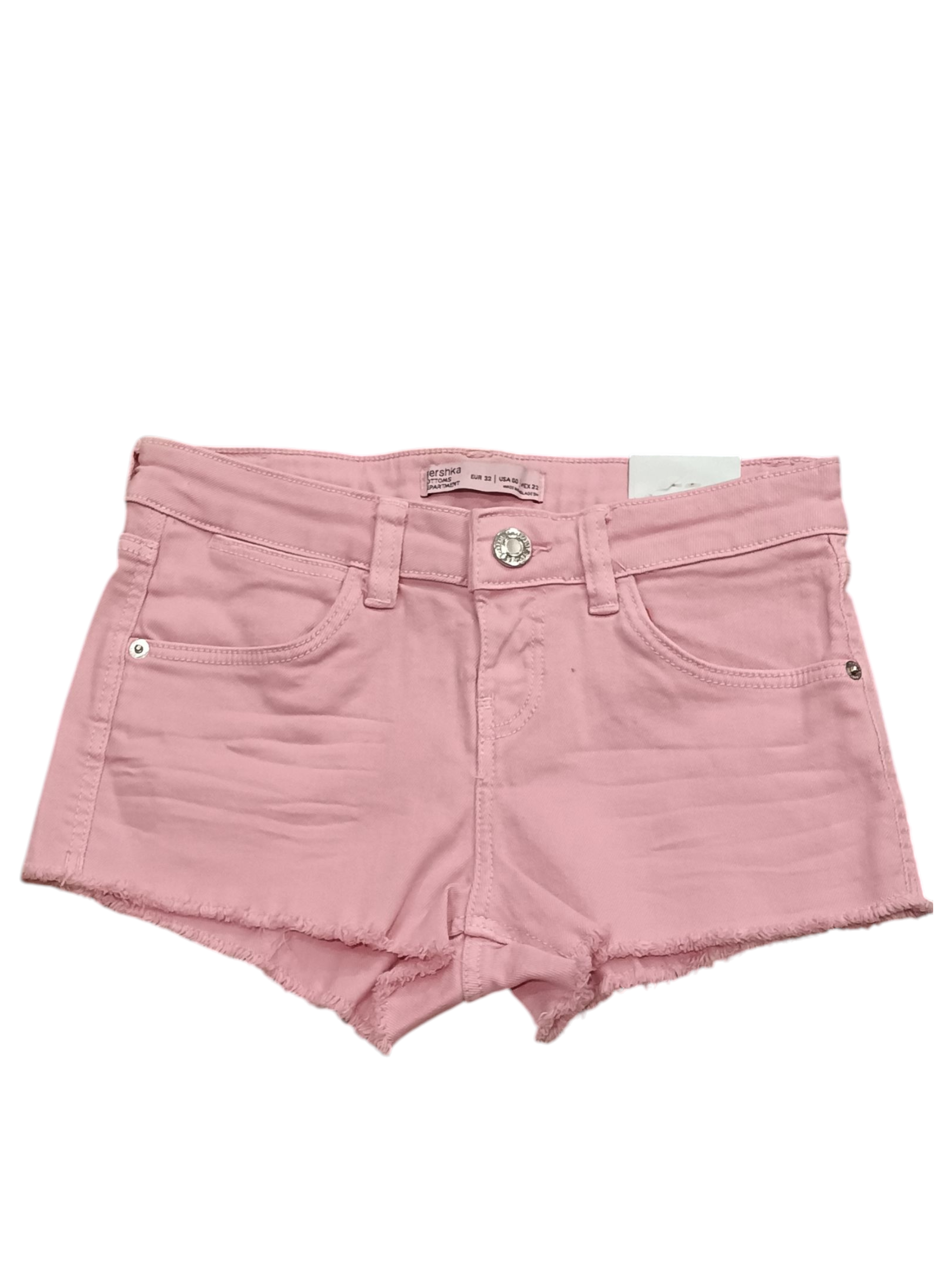 Bershka BOTTOMS DEPARTMENT Women's Jeans Shorts Pure Color