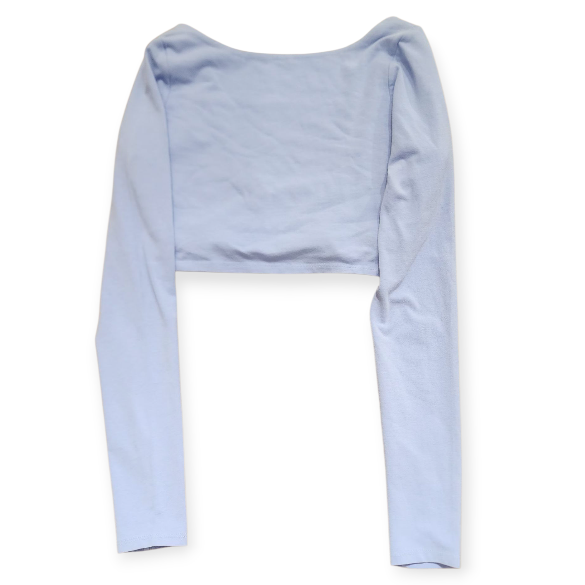 FOREVER 21 Dusty Blue Women's Croptop