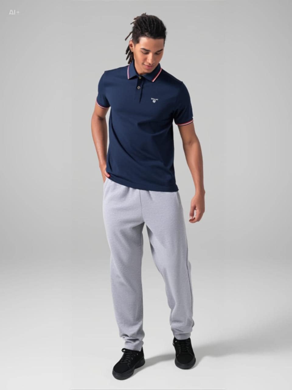 GANT Men's Classic T-Shirt – Soft Cotton Crew Neck color Blue