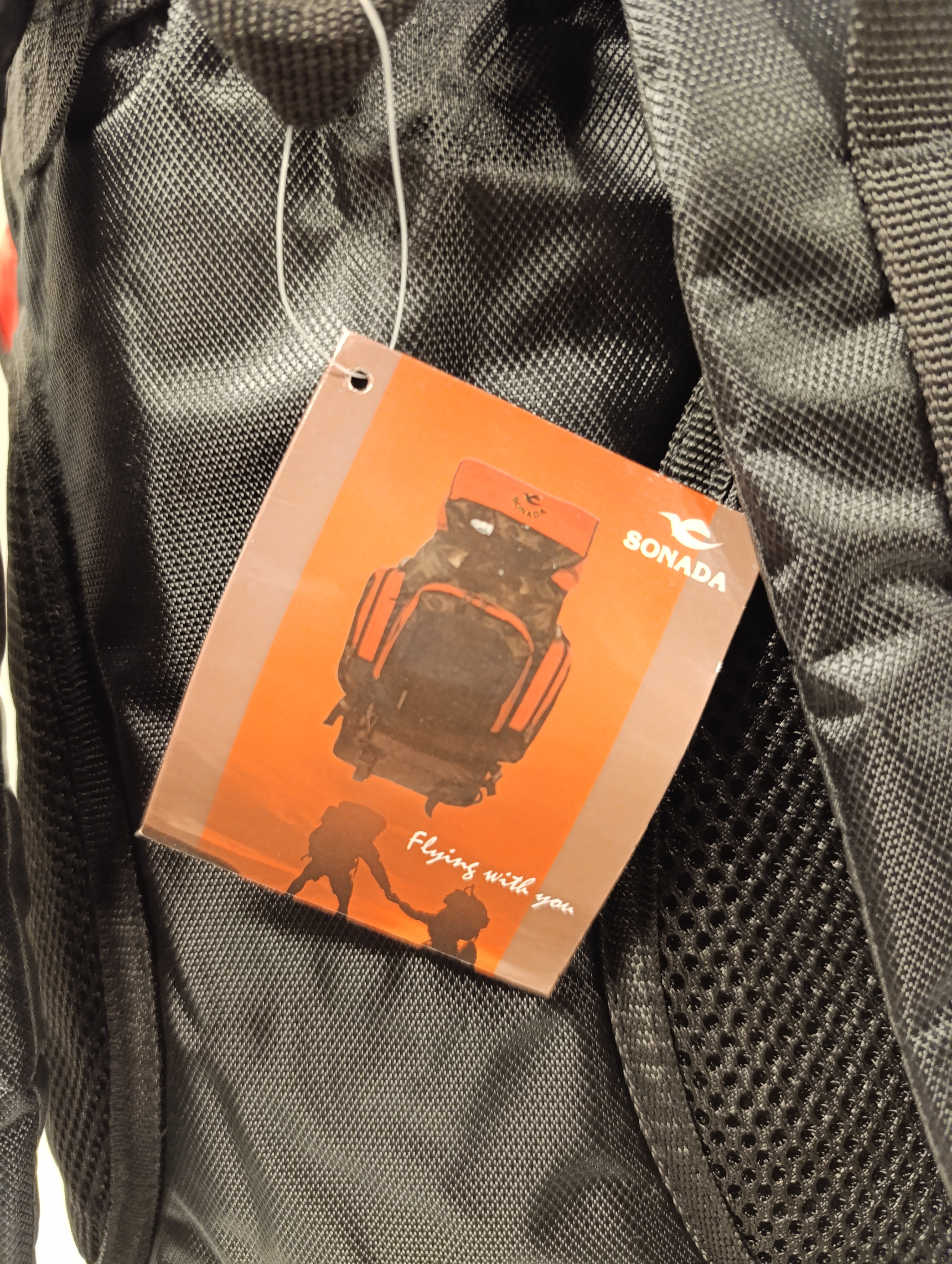 Sonada camping bag flaying with you Colour Red / Black