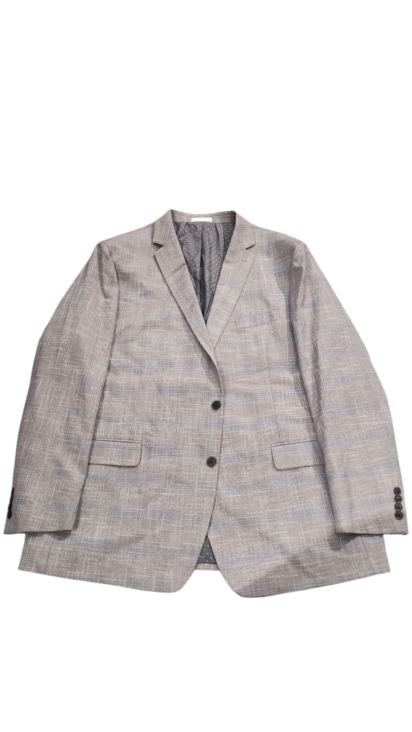 Ben Strahan Beige Checkered Blazer Jacket