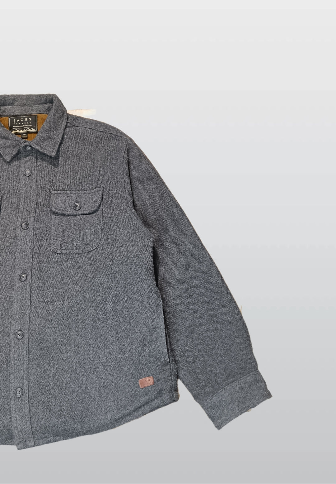 JACHS New York Men’s Gray Winter Jacket – Warm & Stylish Outerwear