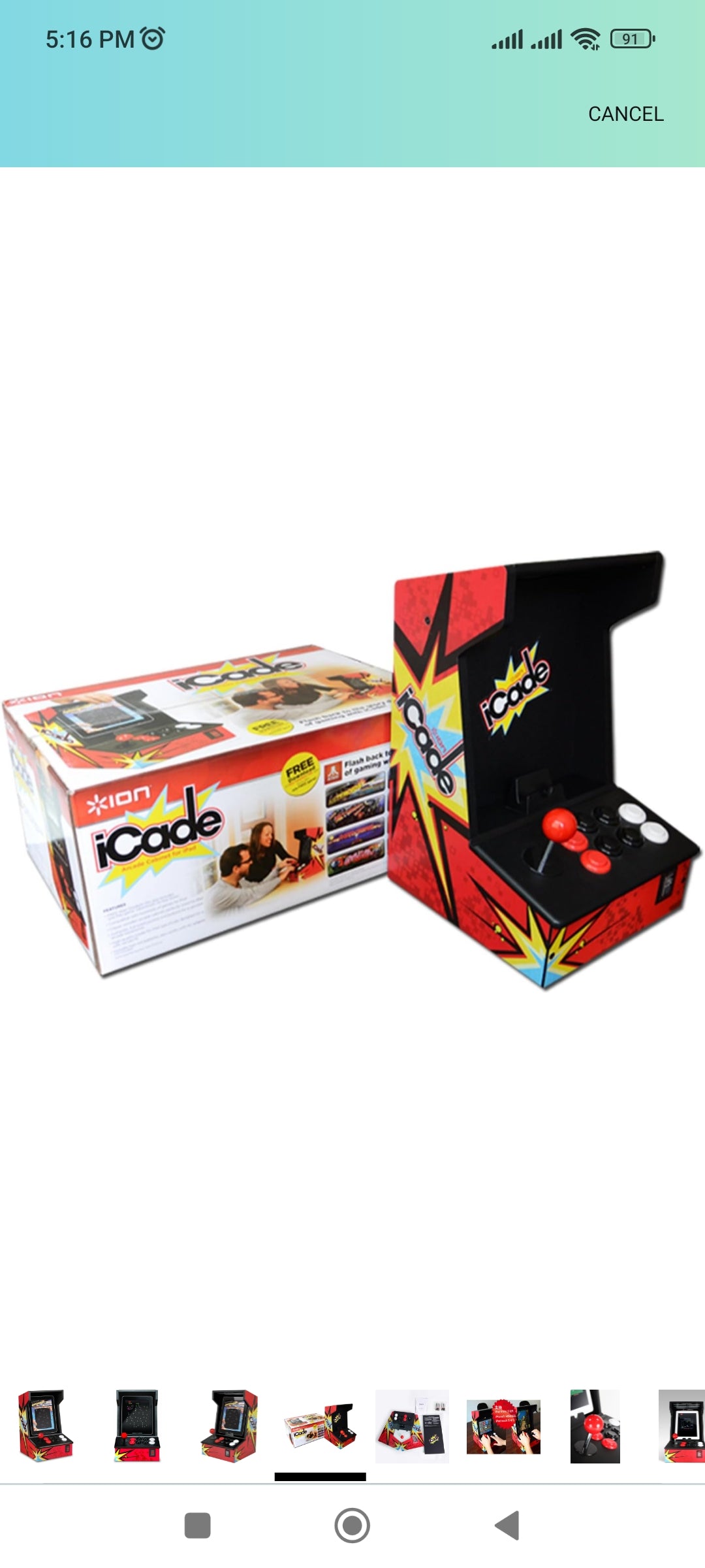 ION iCade Arcade Bluetooth Cabinet for iPad