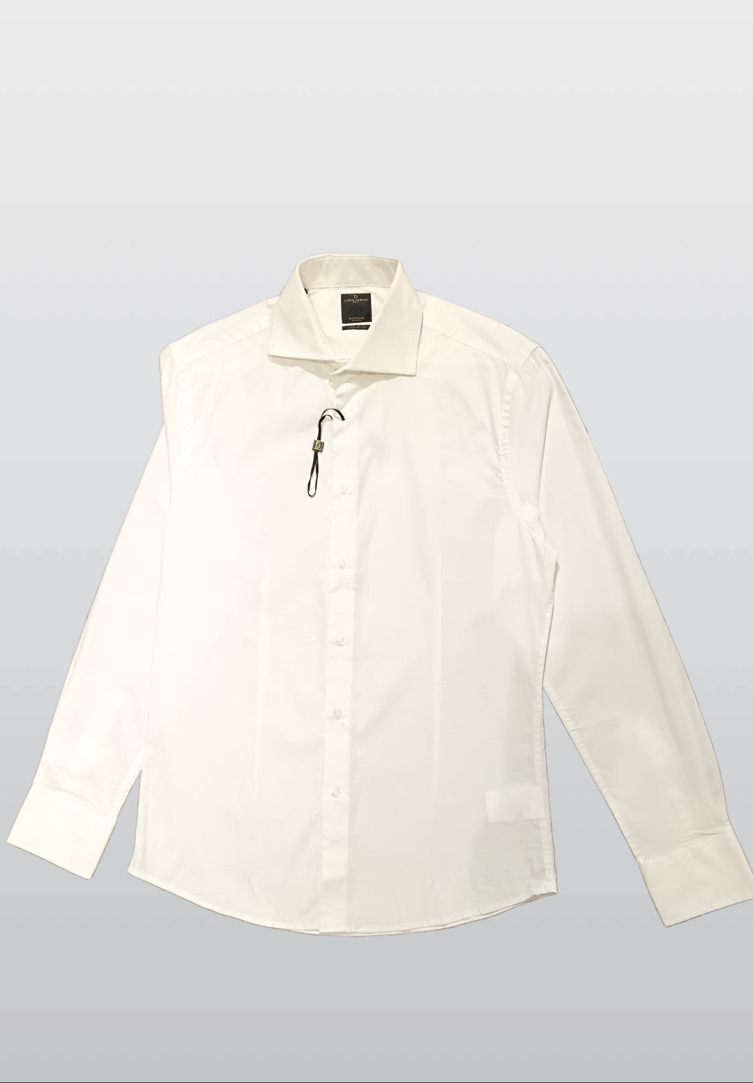 Doppelganger Men’s White Long-Sleeve Shirt – Classic Cotton Shirt