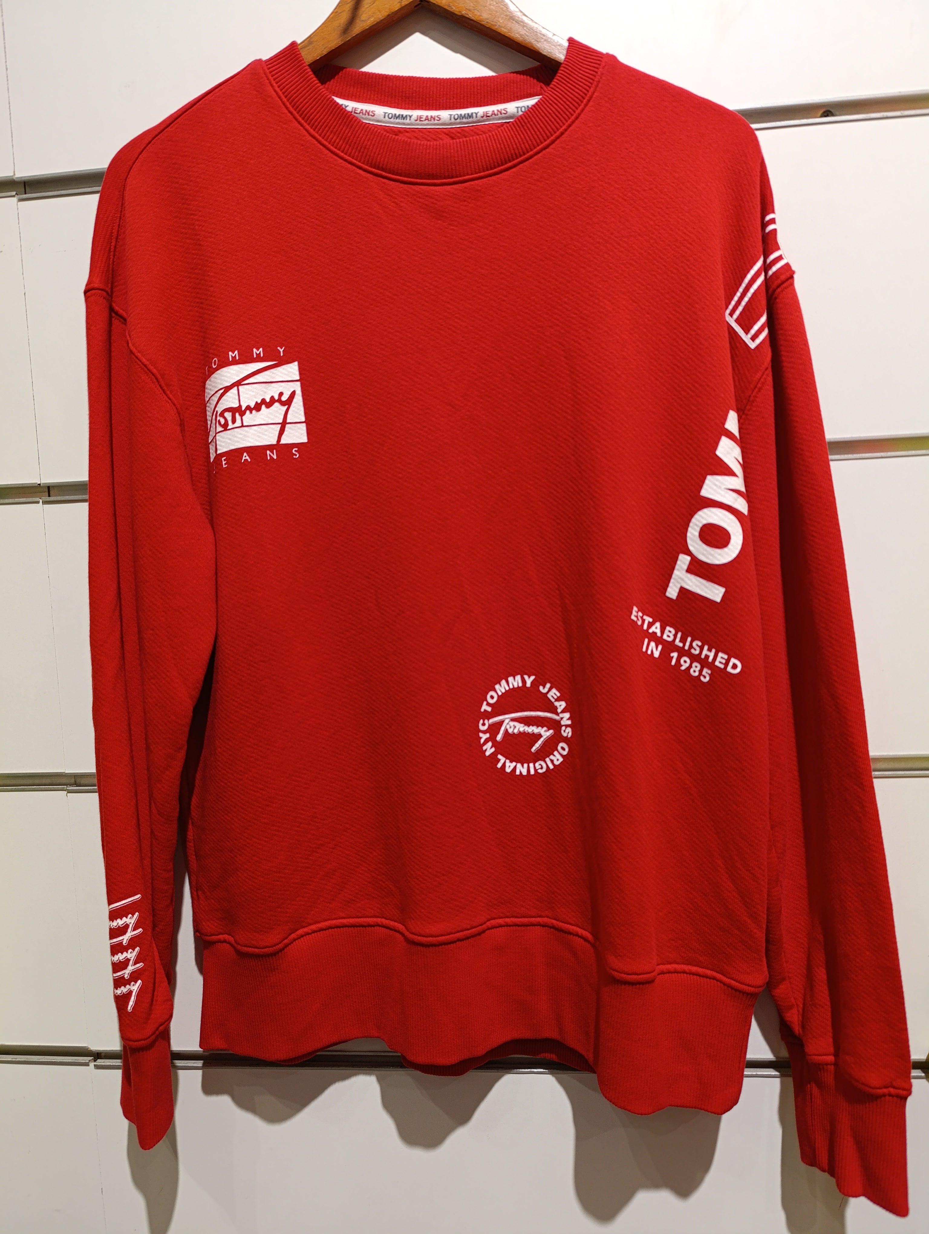 Tommy Jeans Sweater Loose fit Red