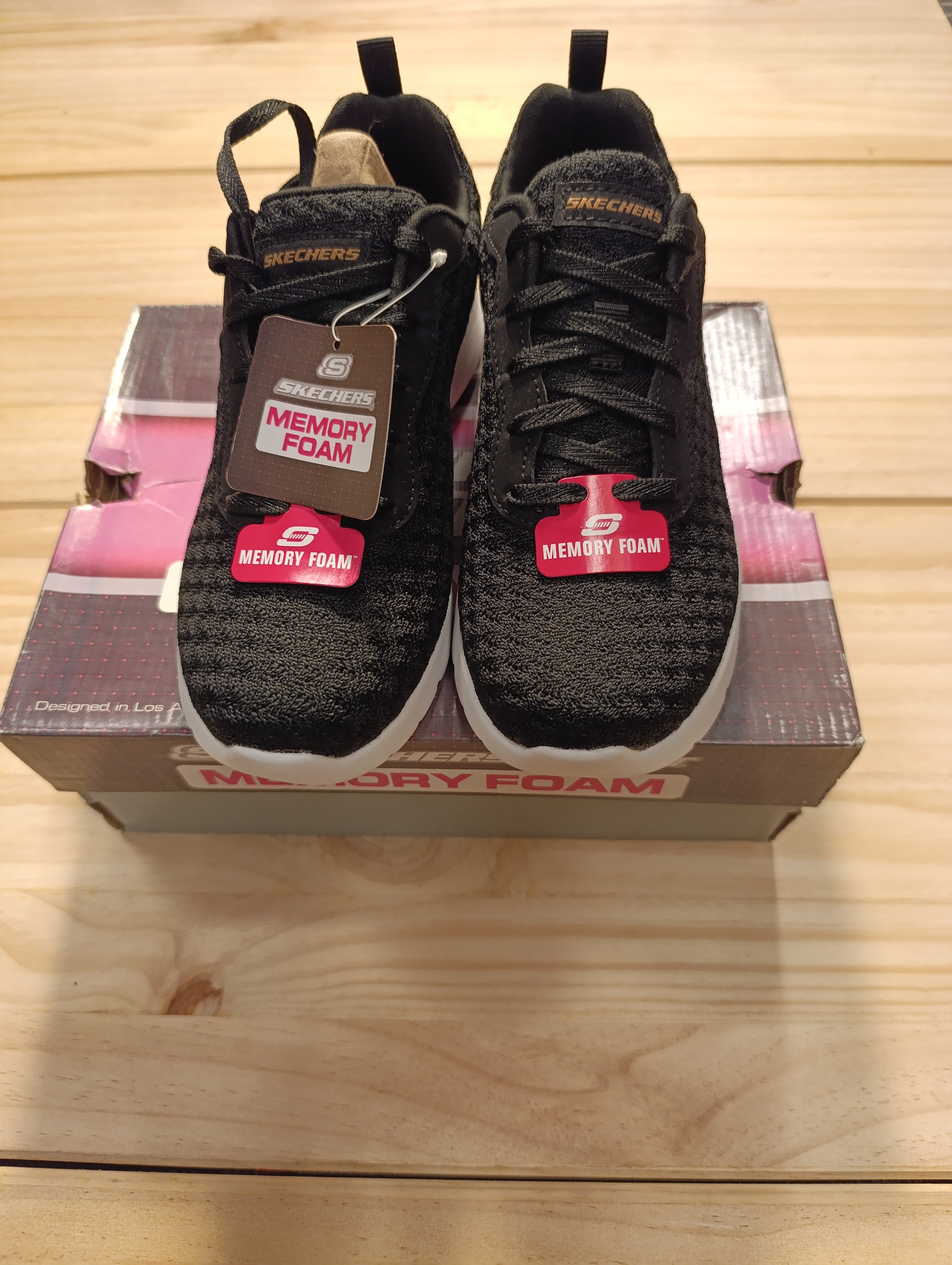 Skechers Sports memory foam For Women's 66666264 Color Black -White