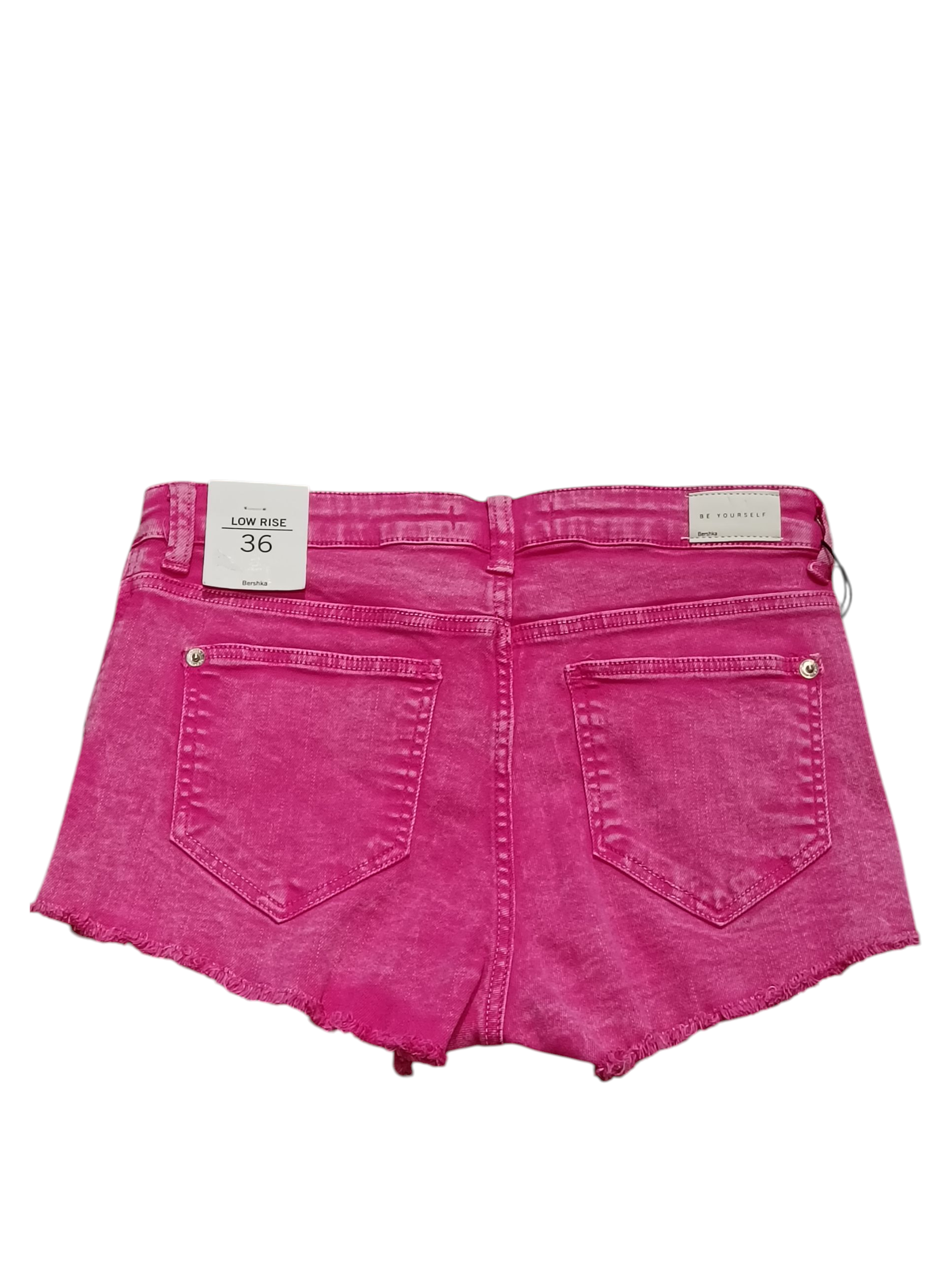 Bershka BOTTOMS DEPARTMENT LOW RISE Color: Pink