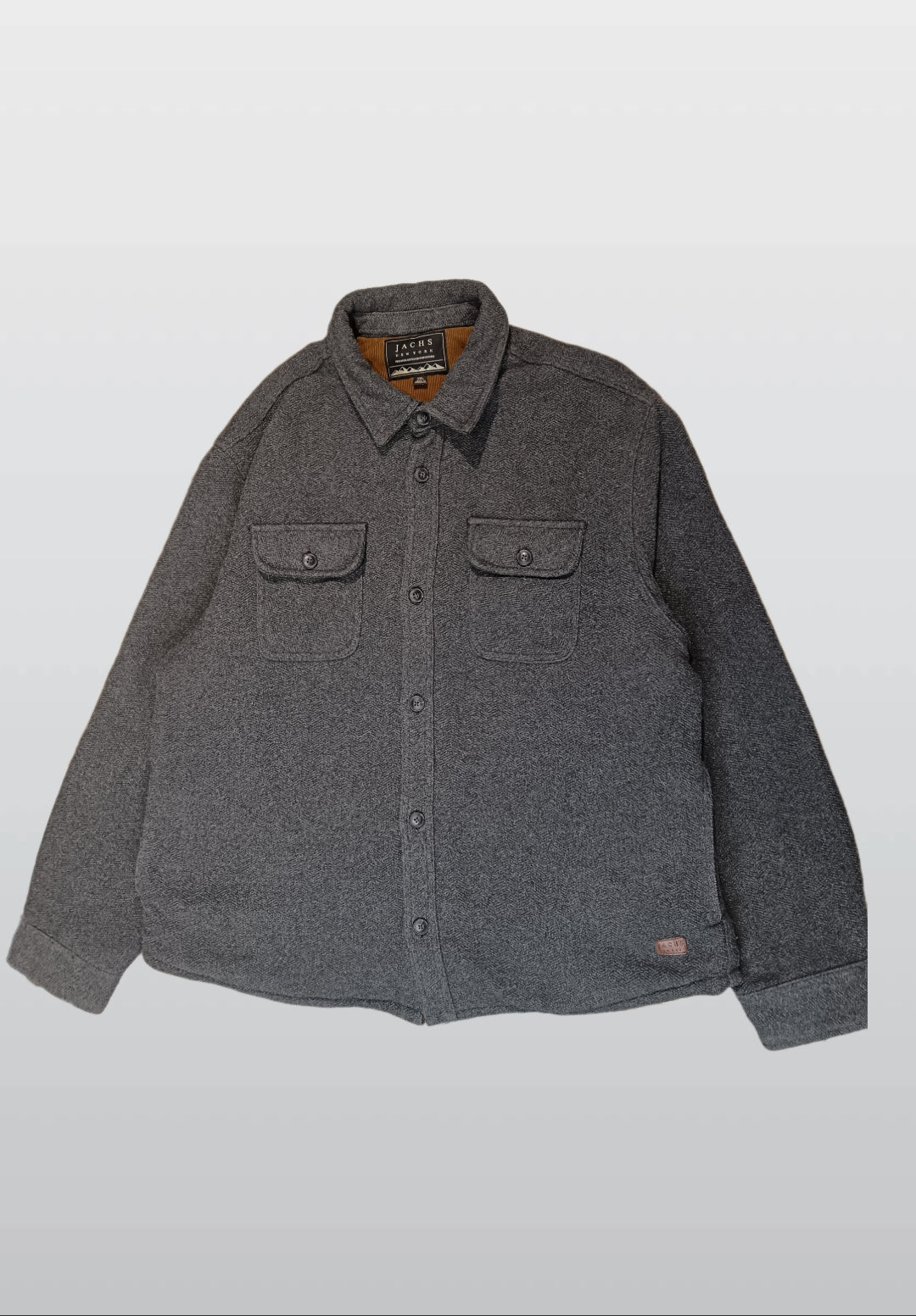 JACHS New York Men’s Gray Winter Jacket – Warm & Stylish Outerwear