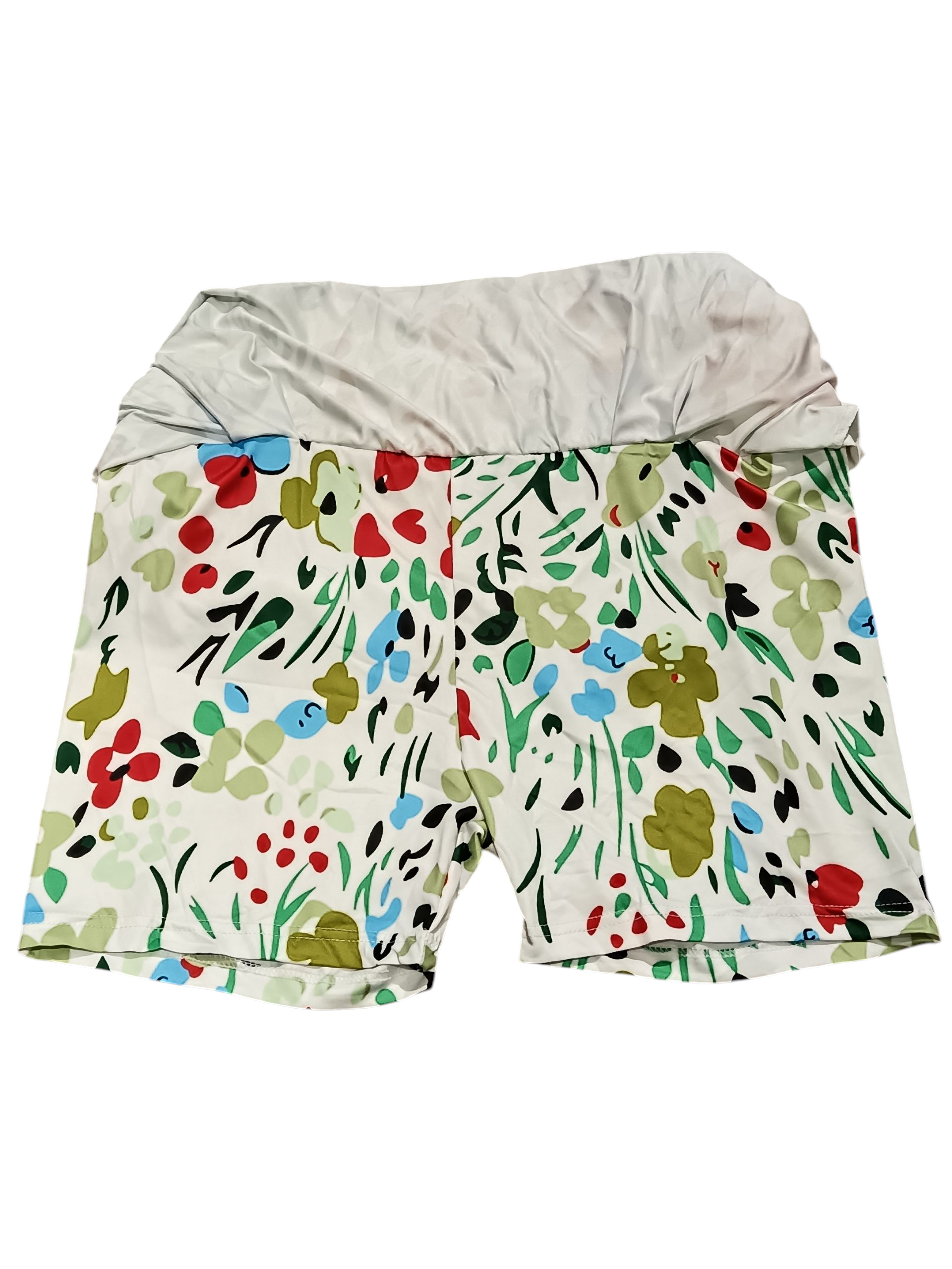 bulletgxll Tropical Leaves women's High waisted swim skirt