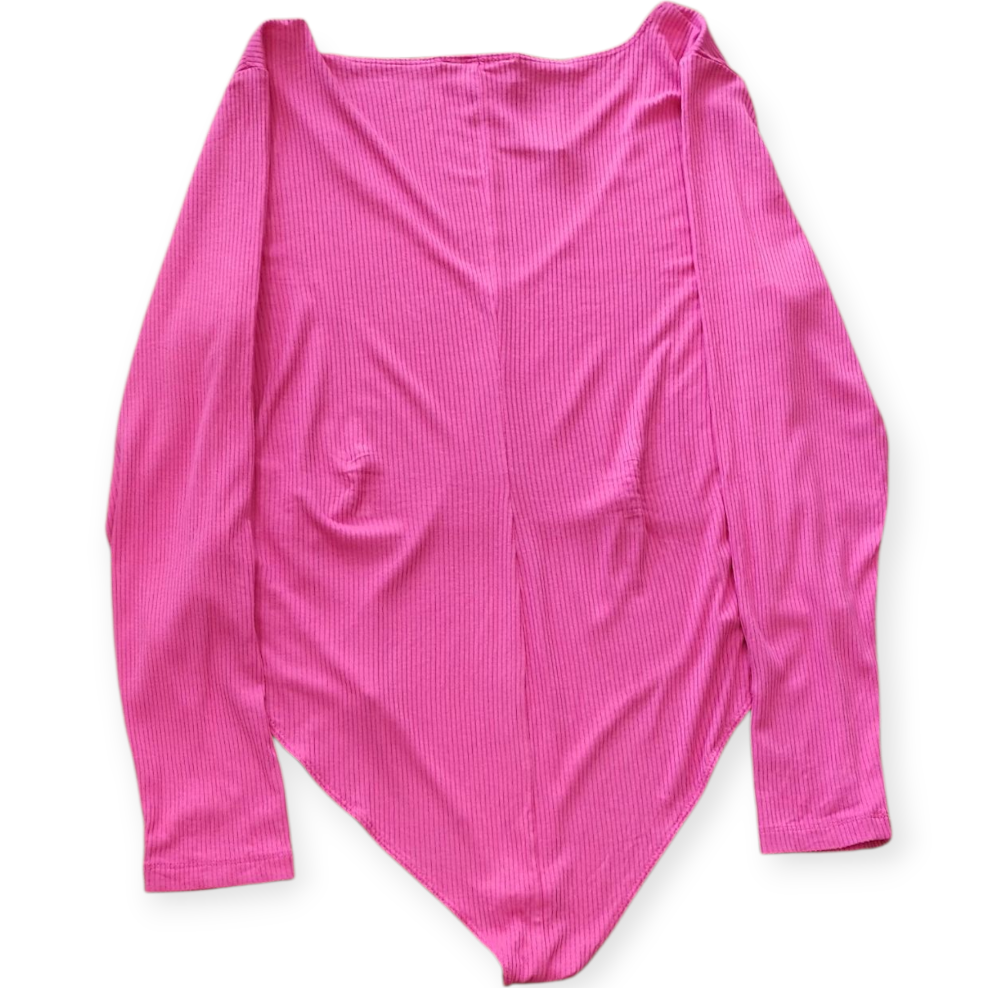 FOREVER 21+ PLUS SIZE WOMEN'S PINK FULL SLEEVE BODYSUIT