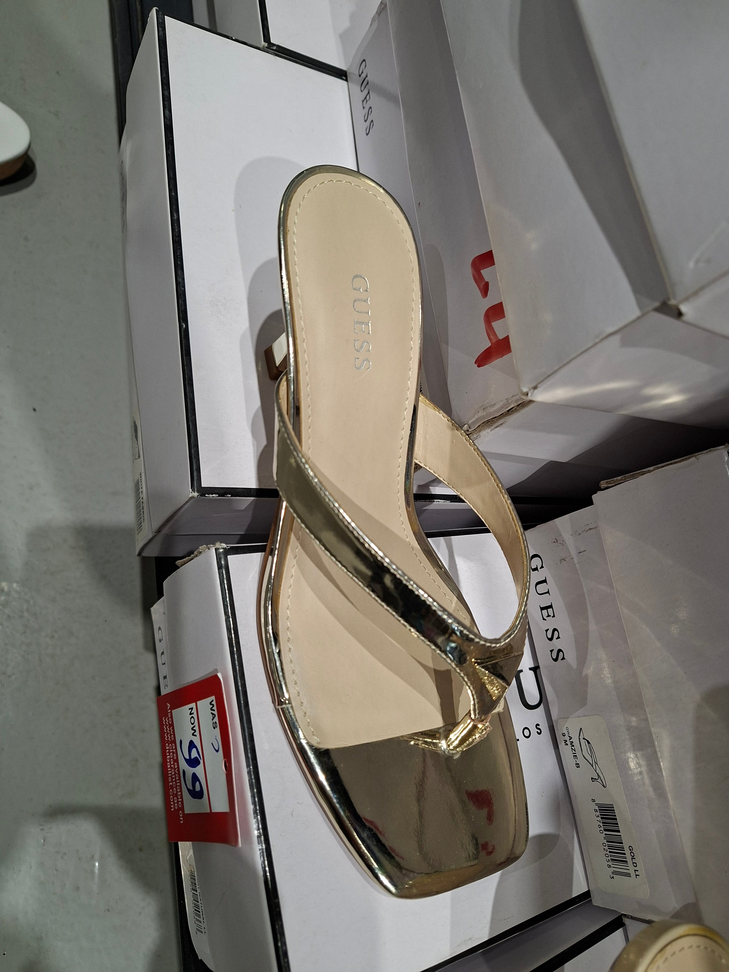 Guess Womens heels GW AMZIE-B Light natural color