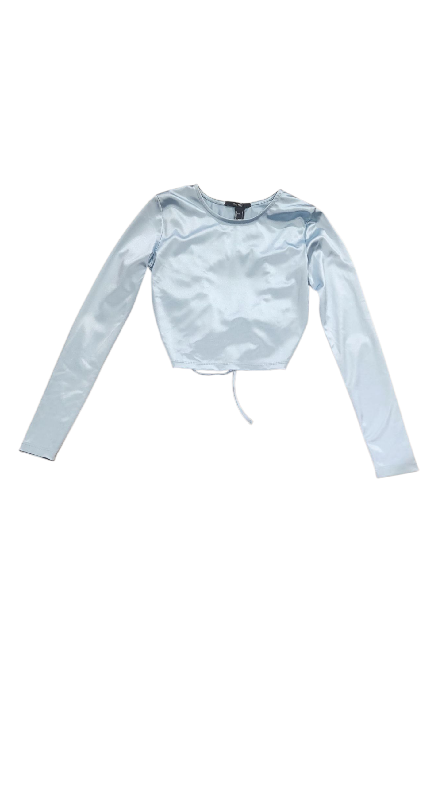 FOREVER 21 Sky Blue Women's Croptop