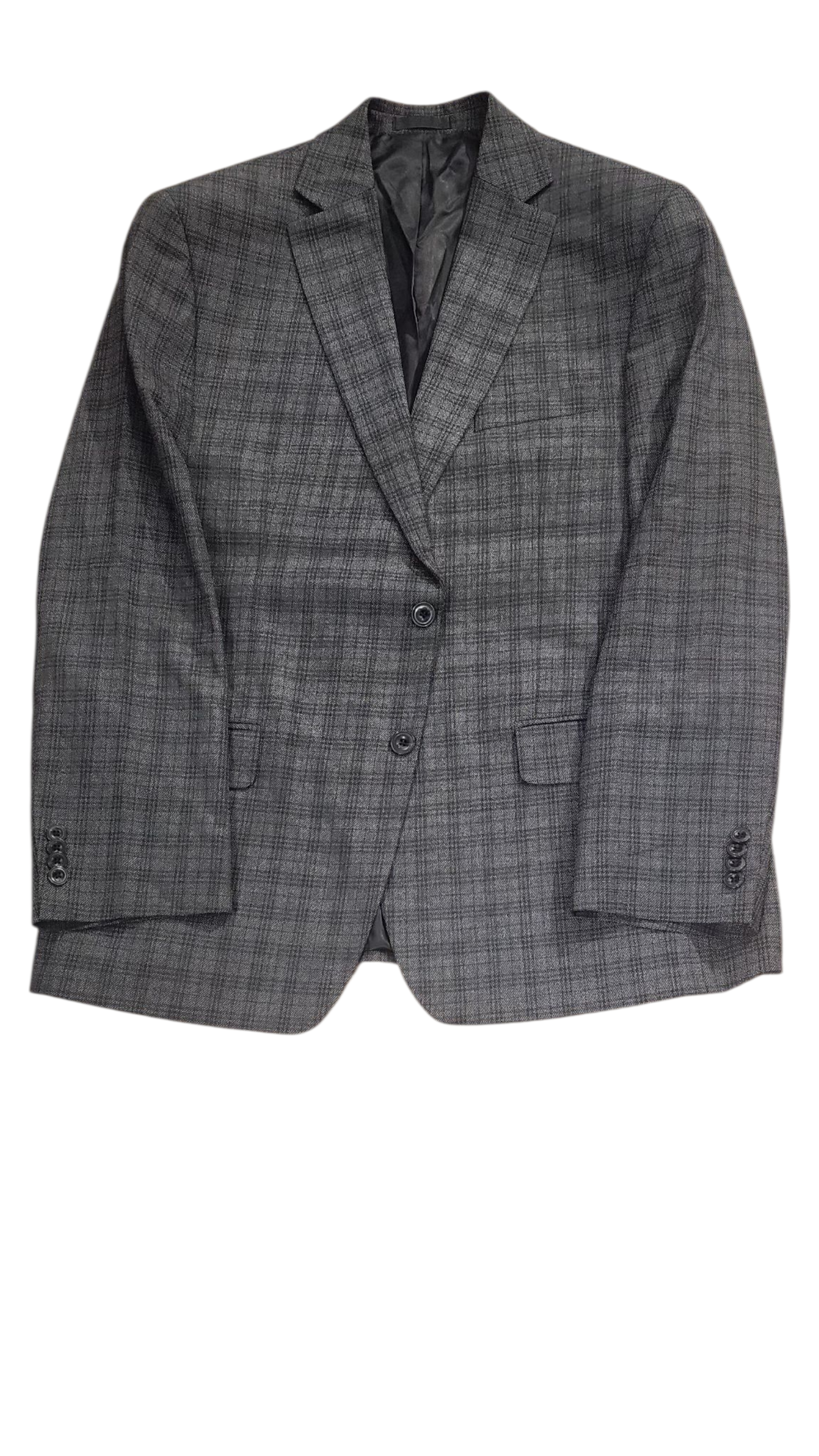 Micheal Kors Beige & Grey Checkered Blazer Jacket