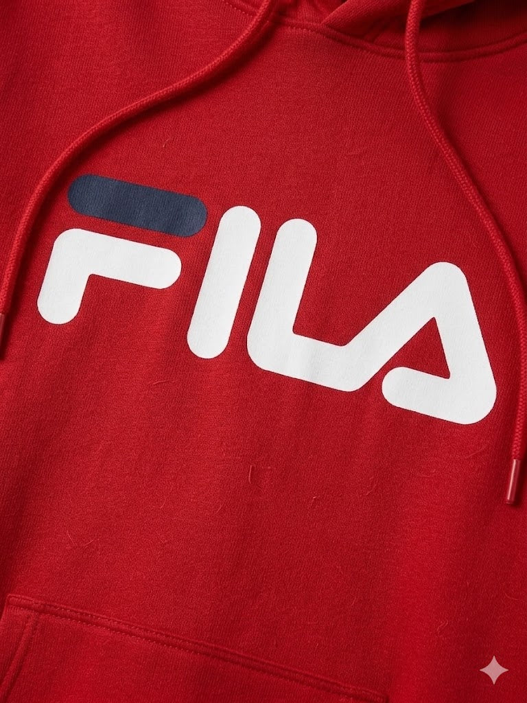 Fila Classic Logo Hoodie Men's 'Sport Red' - (FM831798-630)
