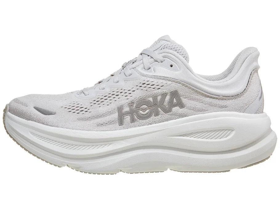 HOKA Bondi 9 Women's Shoes - Stardust/Silver ( WITHOUT BOX )