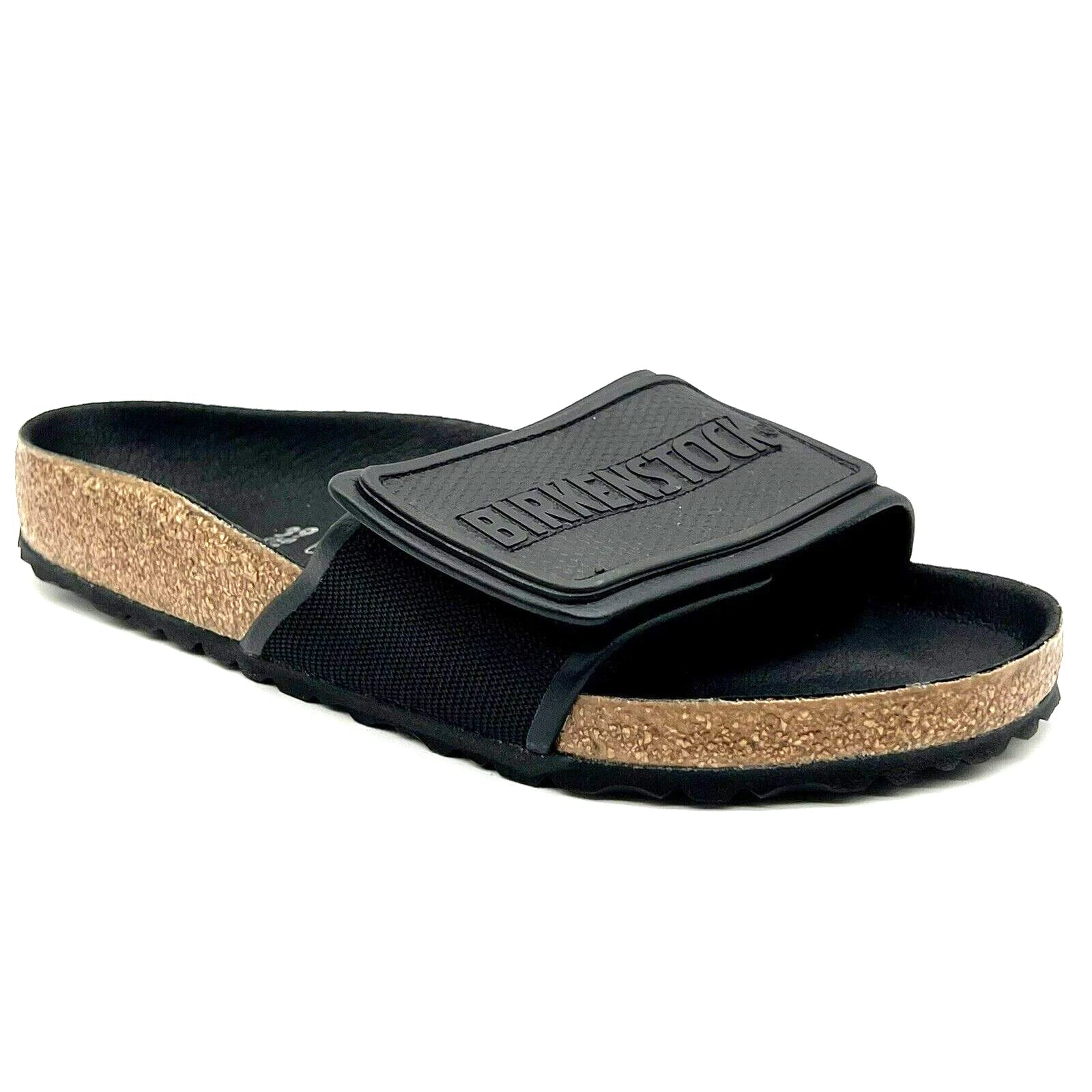 Birkenstock Tema Black Microfiber Narrow Slides/Sandals ( WITHOUT BOX )