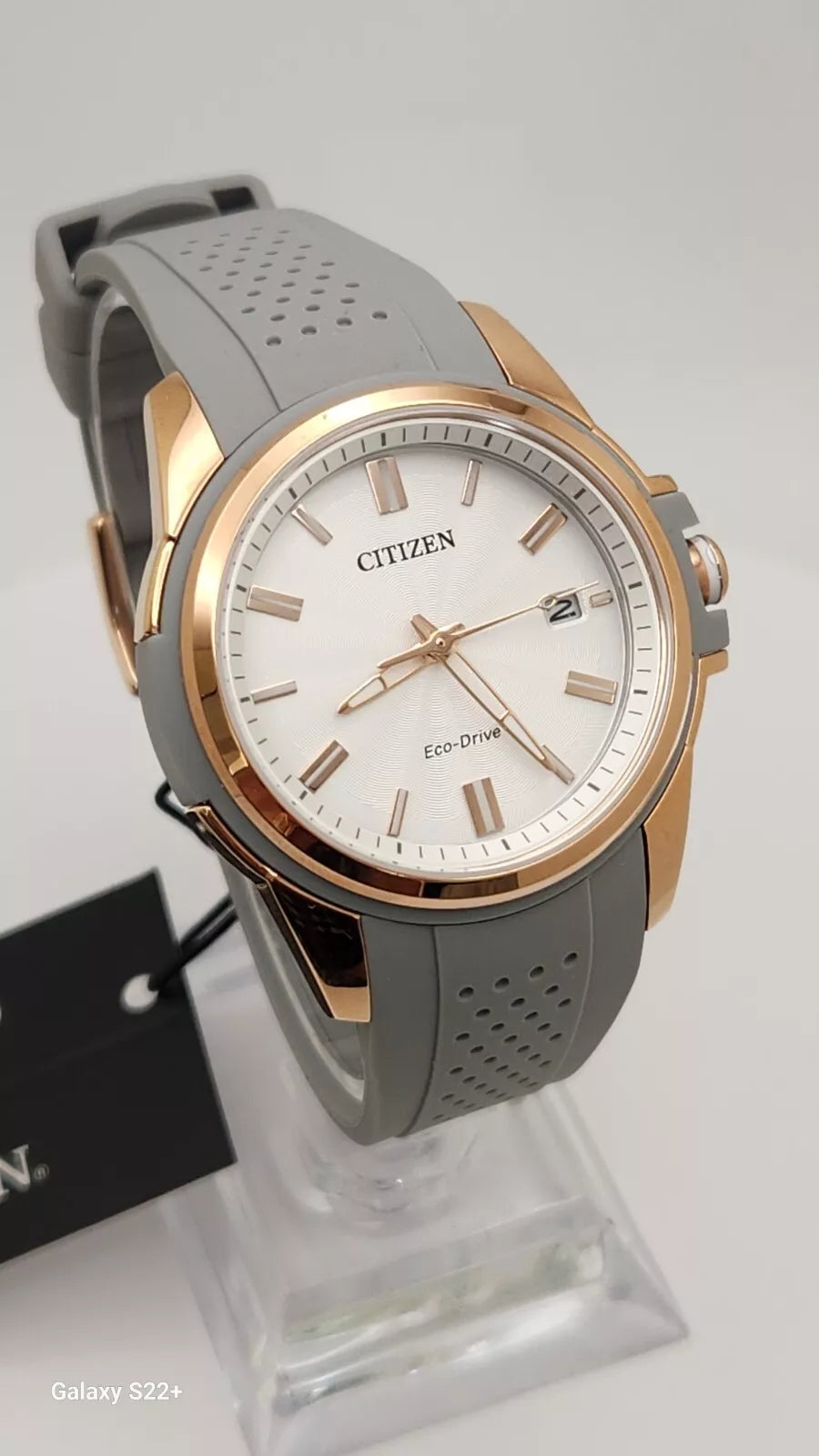 Citizen Eco Drive Weekender Pink Gold Tone Stainless Steel Quartz Ladies Watch