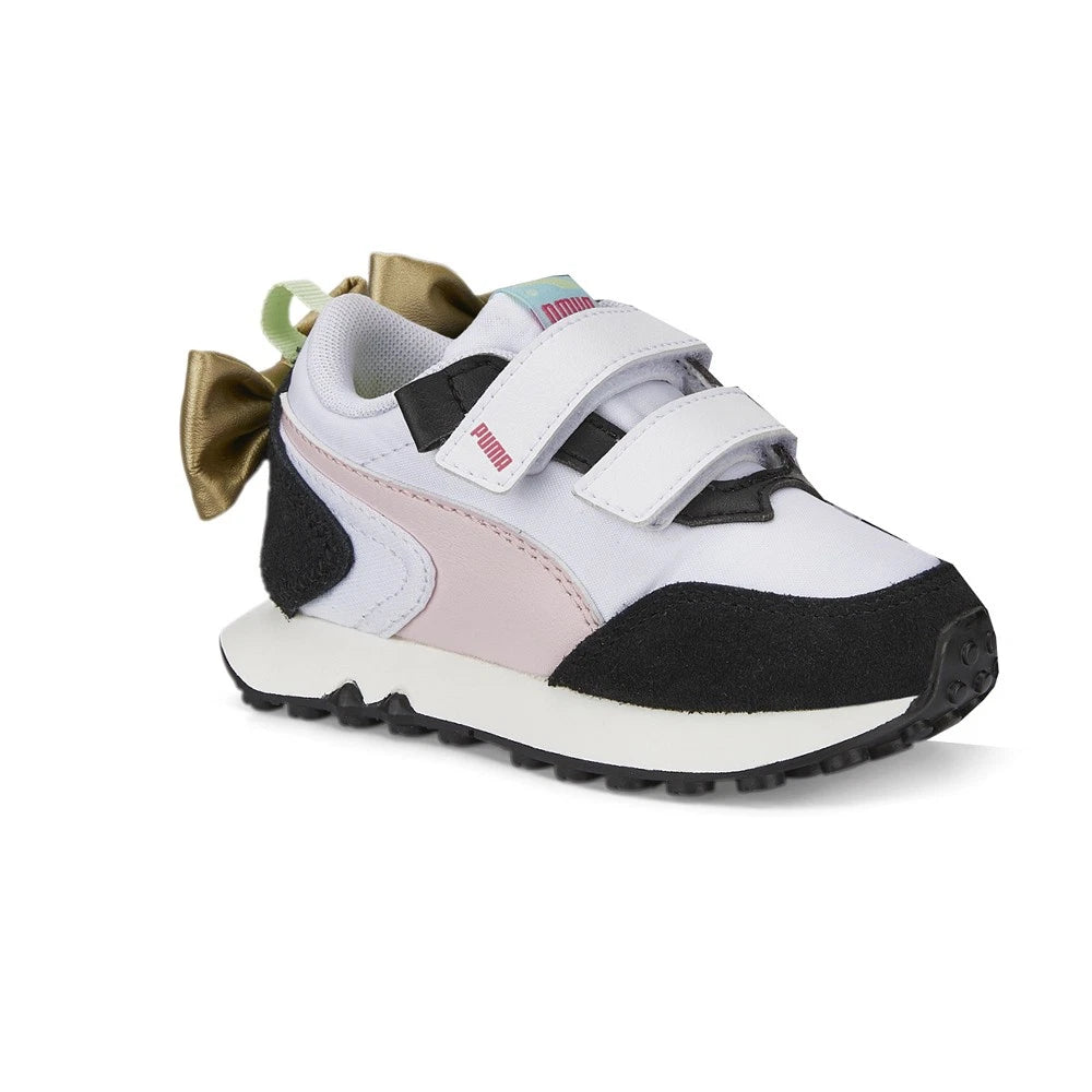 PUMA Rider Fv Bow Slip On Toddler Girls Pink Sneakers Casual Shoes 38788001