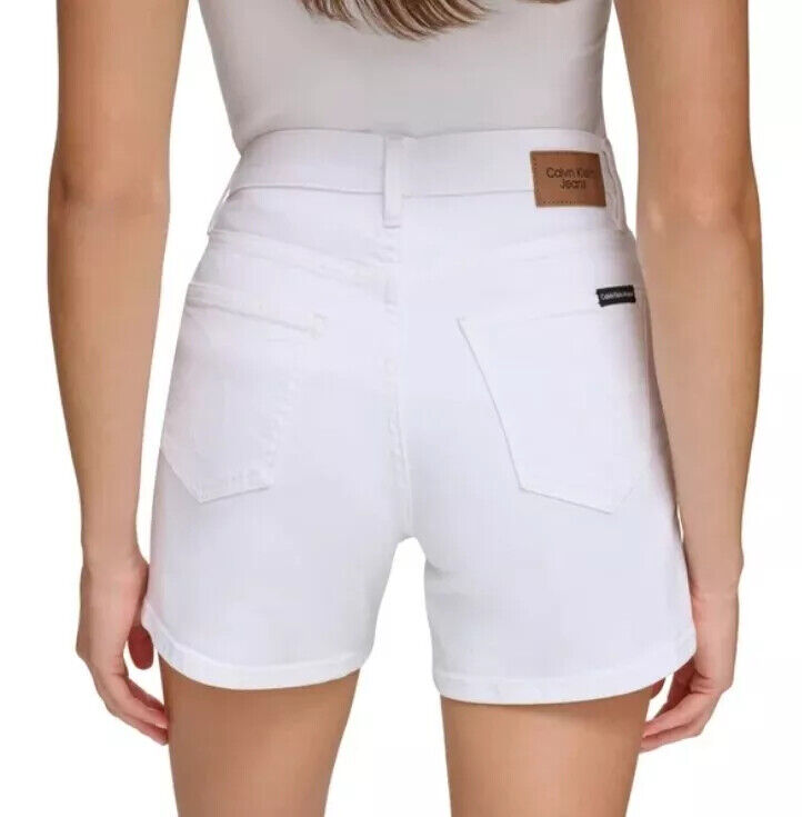 SIZE 31 - Calvin Klein Jeans Women's 5 Pockets Short, Color: White