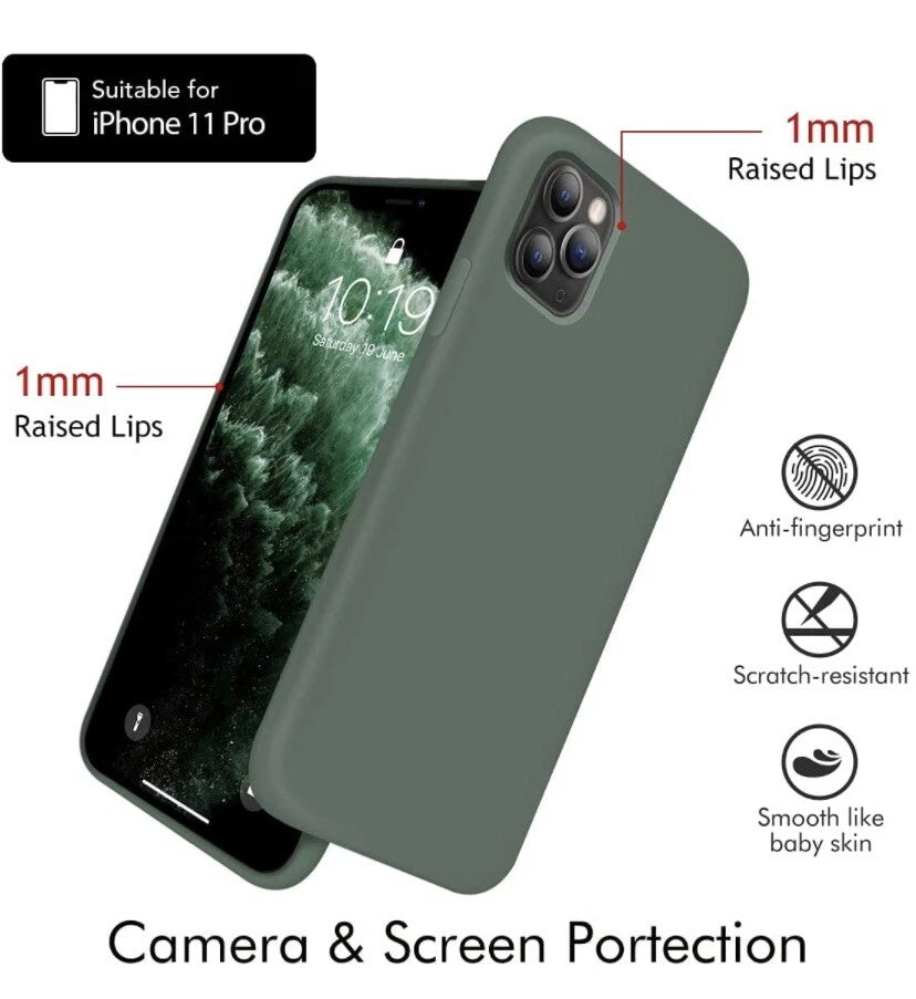 iPhone 11 Jelly Case made of durable & flexible material smooth touch&scrath resist.