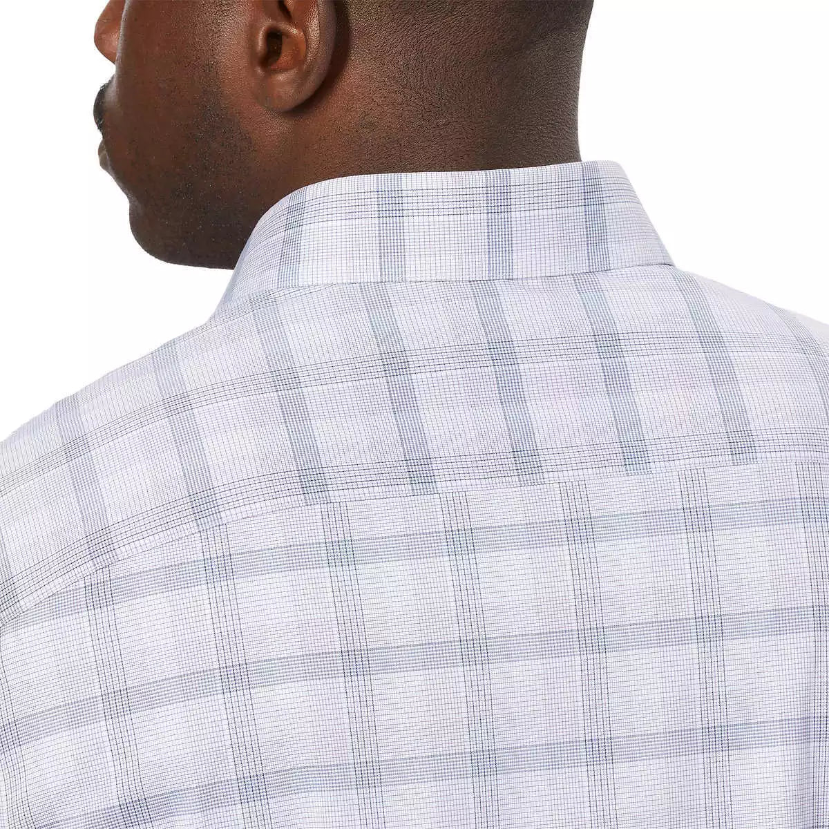 SIZE: M - Men's Calvin Klein Wrinkle Free Dress Shirt, Regular Fit Colors: Blue/Purple/Red