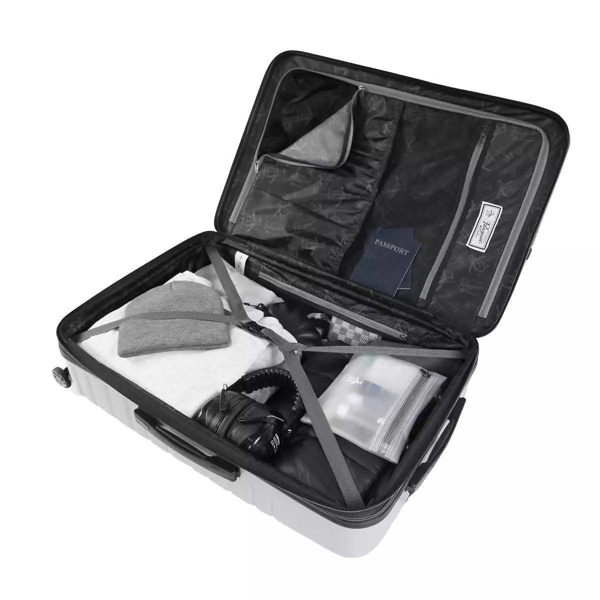 Original Penguin Keeper 2-piece Hardside Spinner Luggage Set Size: 30" & 22"