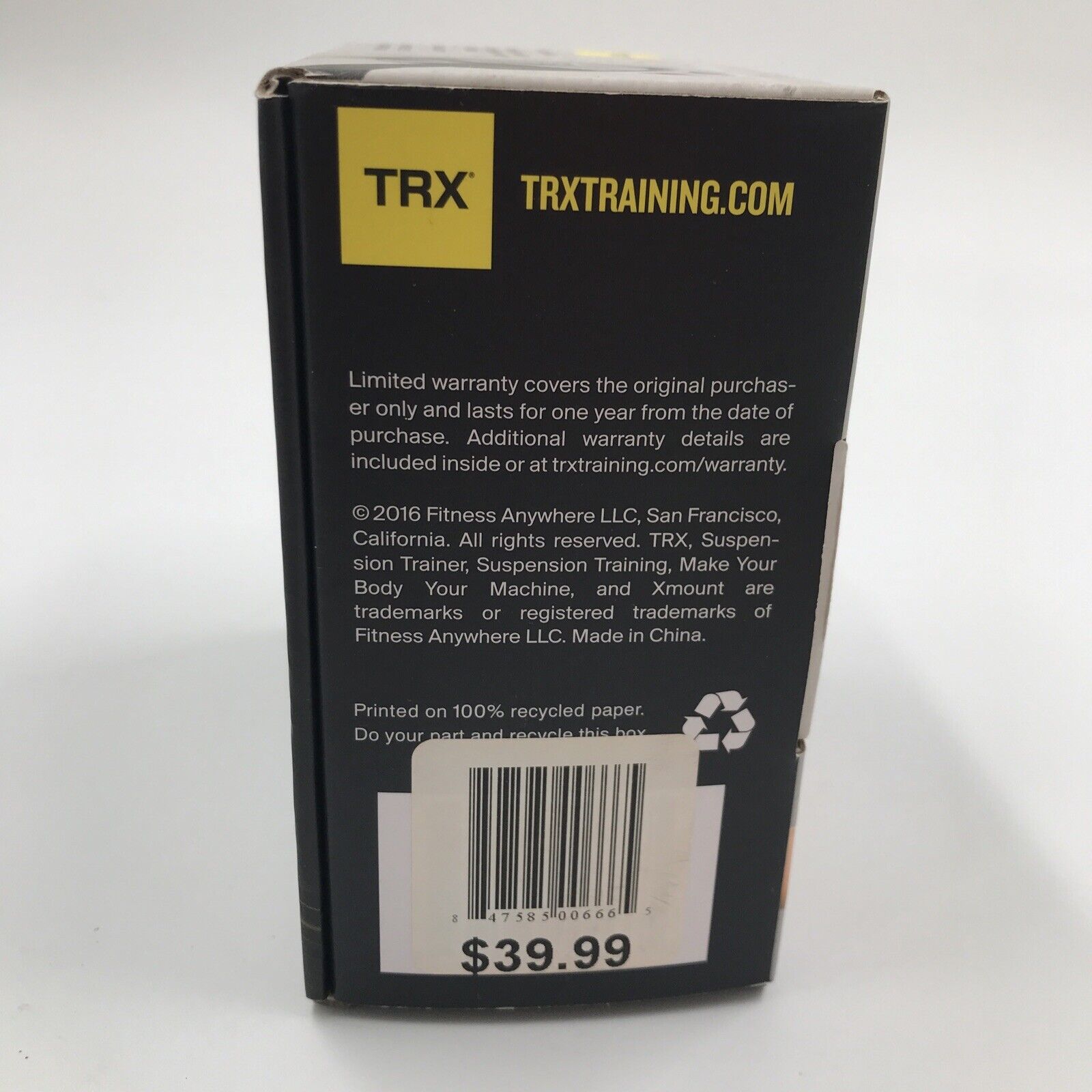 TRX Home Gym Suspension Trainer X Mount