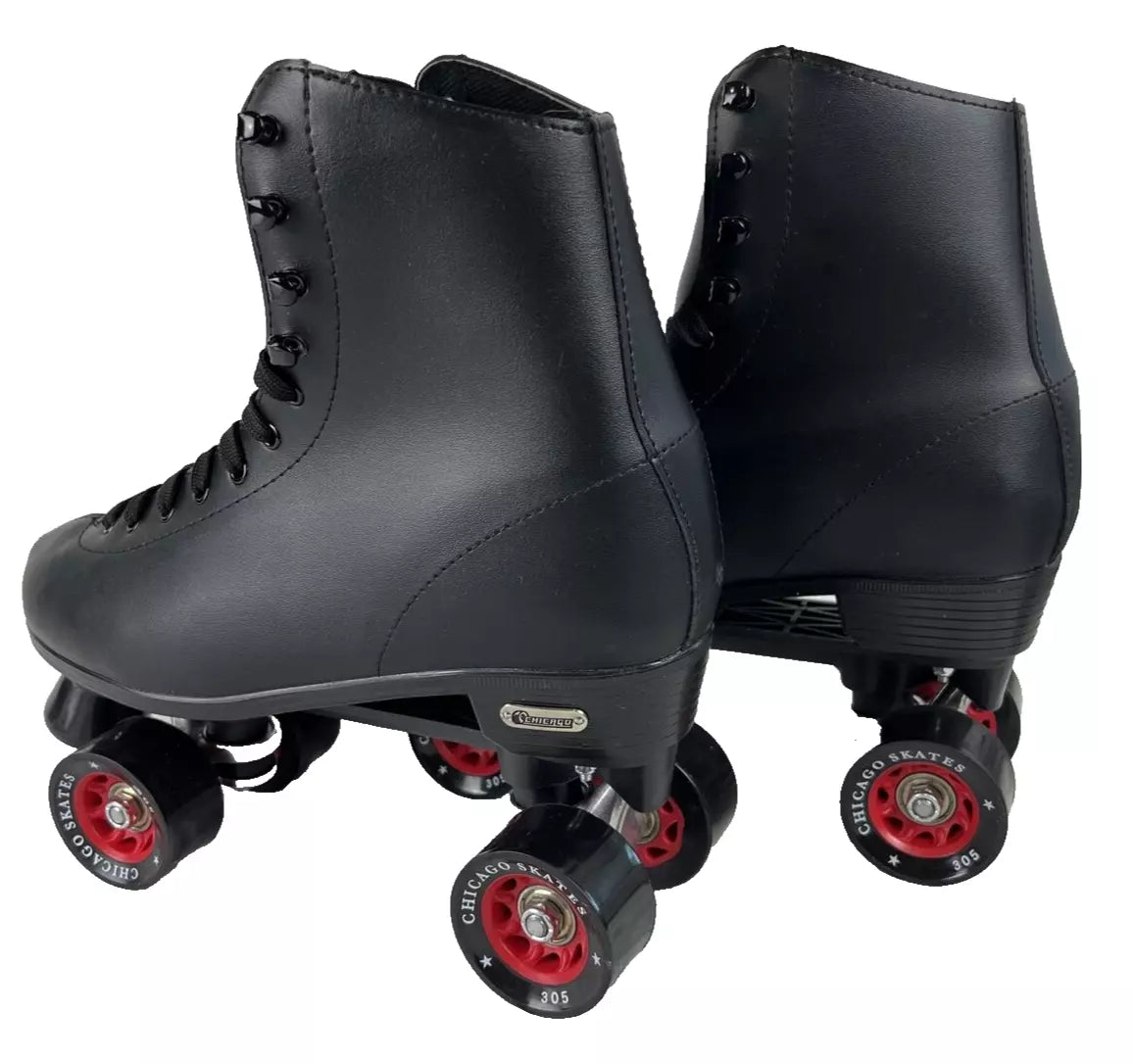 Size: 43 - Chicago CRS305 Men Rink Skates Black Size 10 (EUR 43) 60mm Indoor Outdoor Wheels