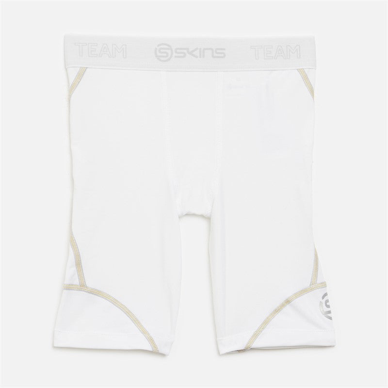 SKINS DNAmic Team Compression Half Tights White