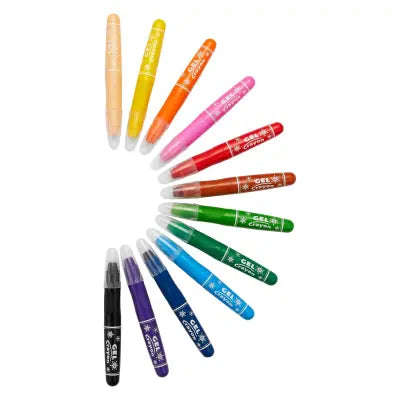 Spiderman 12 Gel Crayons Twist Action Multipack