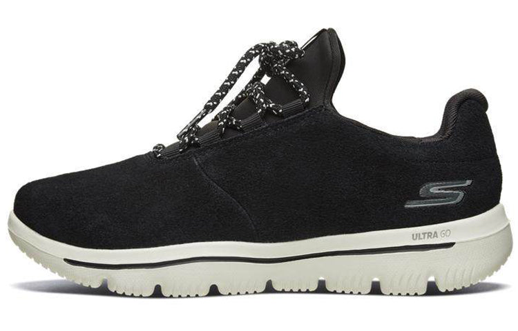 Skechers (Women) Go Walk Low-Top Black/White 15728-BLK