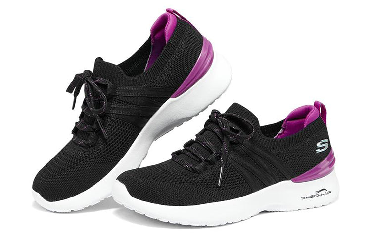 Skechers Memory foam Shoes for women 149750 / BKPR Color Black - Purple