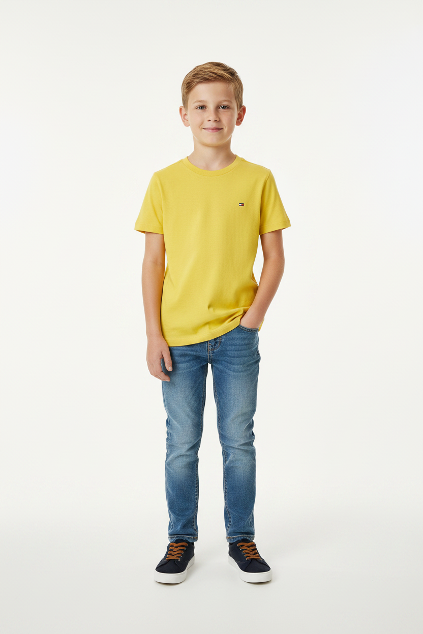 Yellow Tee – Boy Front
