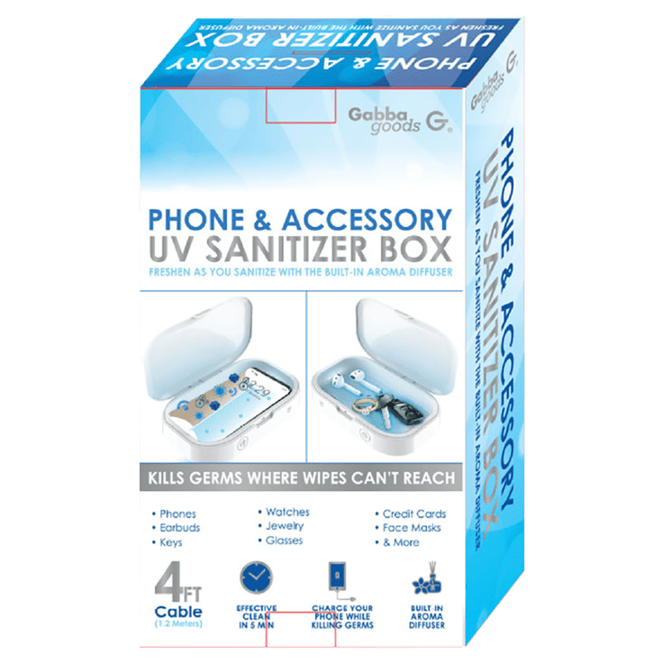 Gabba Goods Phone & Accessory UV Light Sanitiser Box