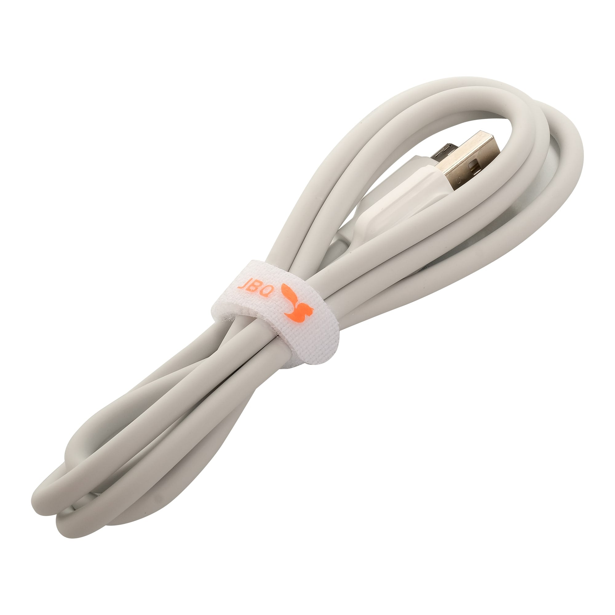 JBQ Micro To USB Data Cable Dt-39, 2.4A, 100cm, White