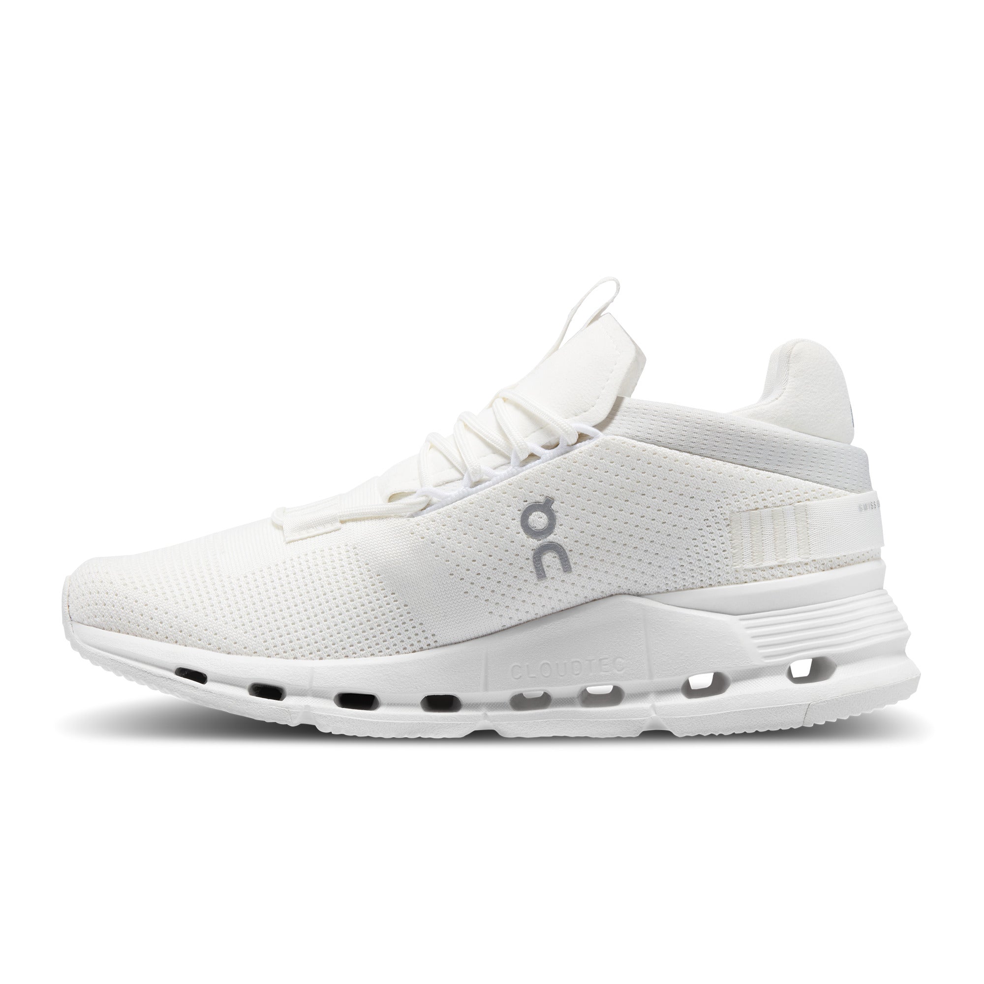 On Cloudnova All White Shoes