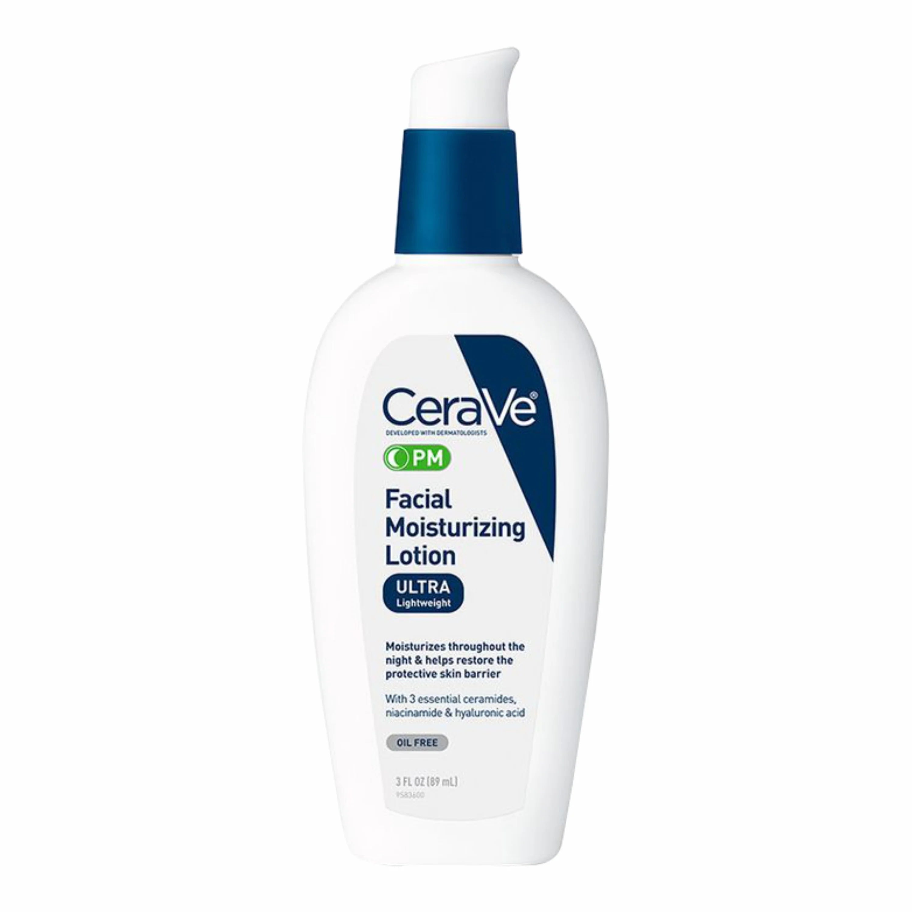 CERAVE FACIAL, MOISTURIZING Lotion PM-ULTRA LIGHTWEIGHT 89 ml