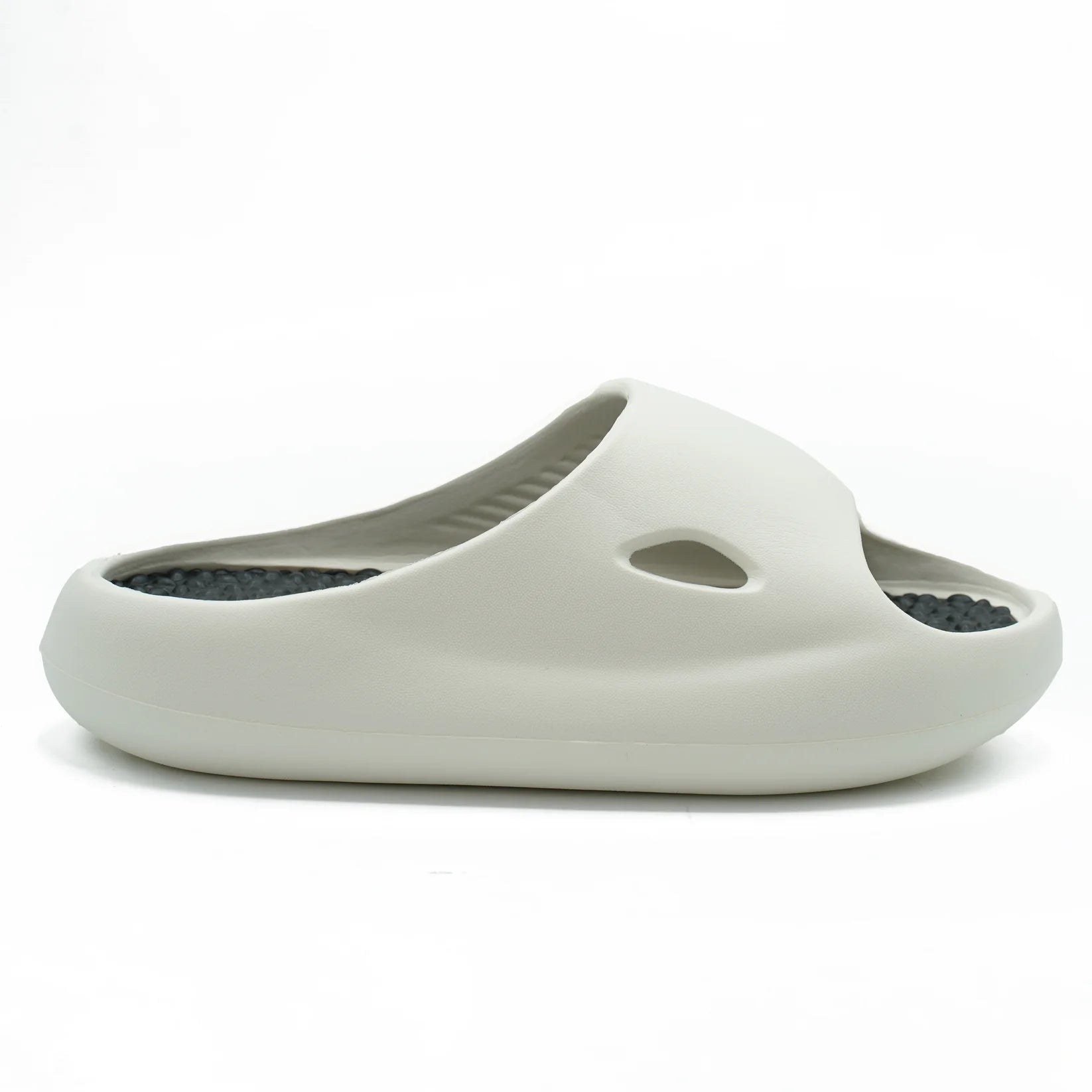 GHAKE White Foot Massage Slippers with Pressure Points on Specific Areas of the Body