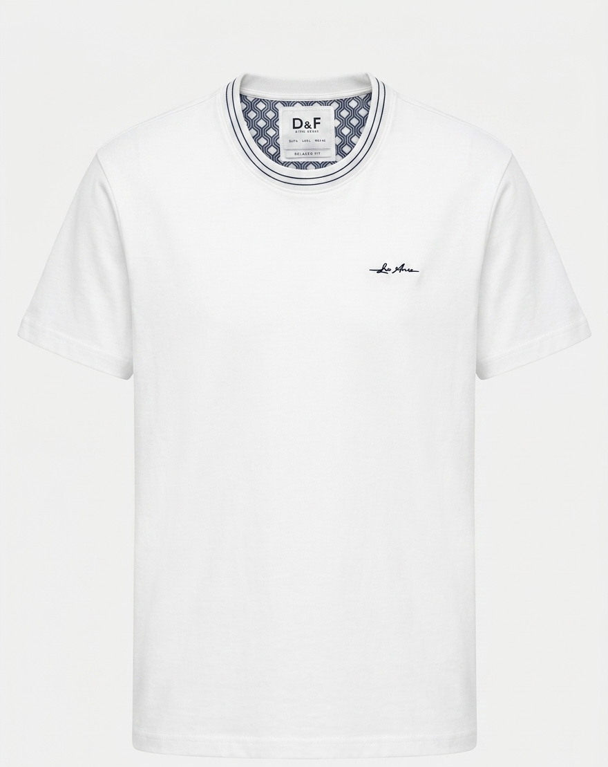 D & F White T-shirt Men