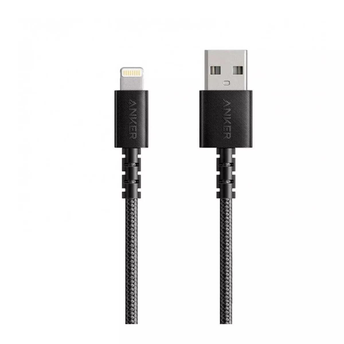 Anker PowerLine Select+ USB-A Cable with Lightning Connector 3ft A8012H12 - Black